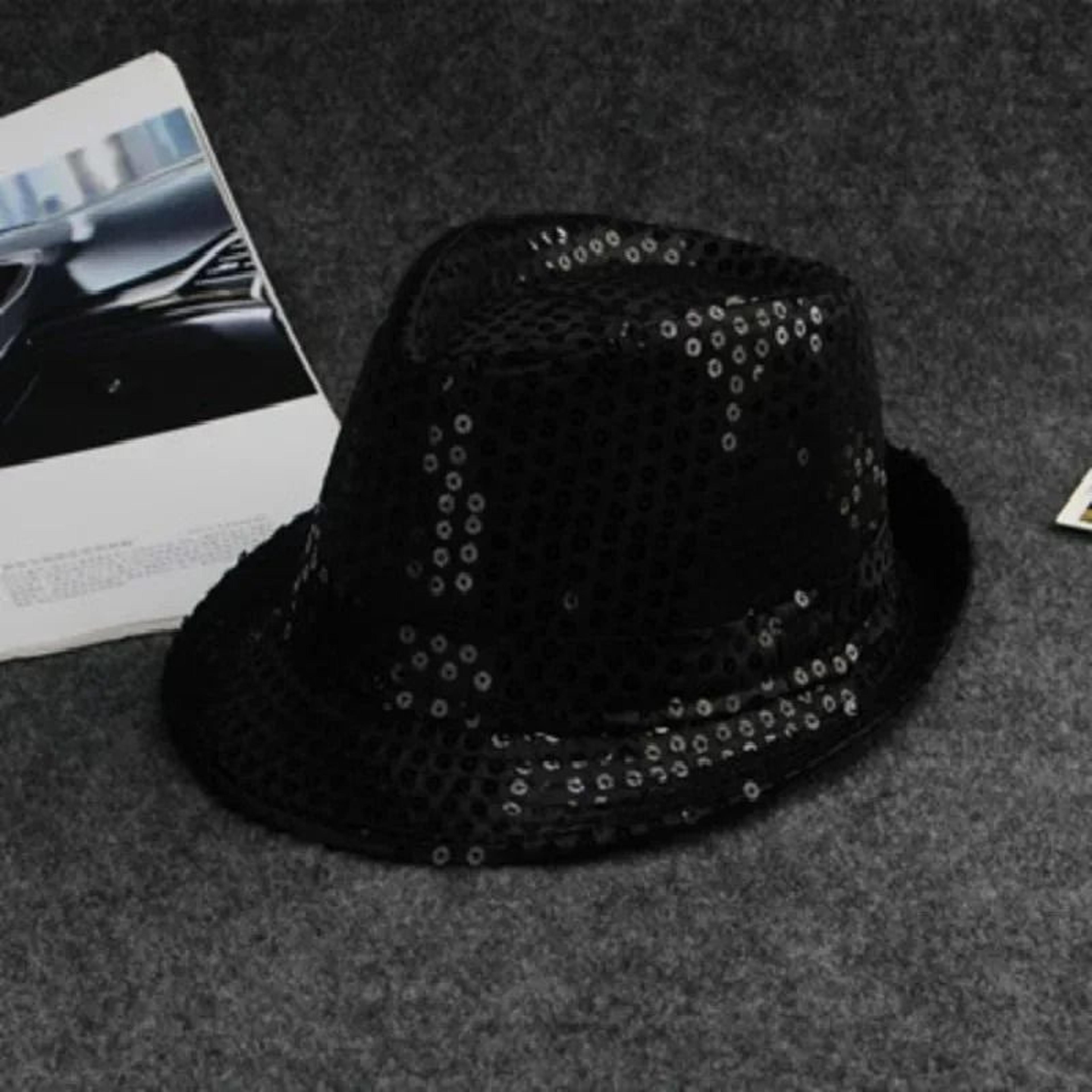 Sequined Top Hat For Adults And Kids Sparkly Party Dance Performance Costume Hat 7