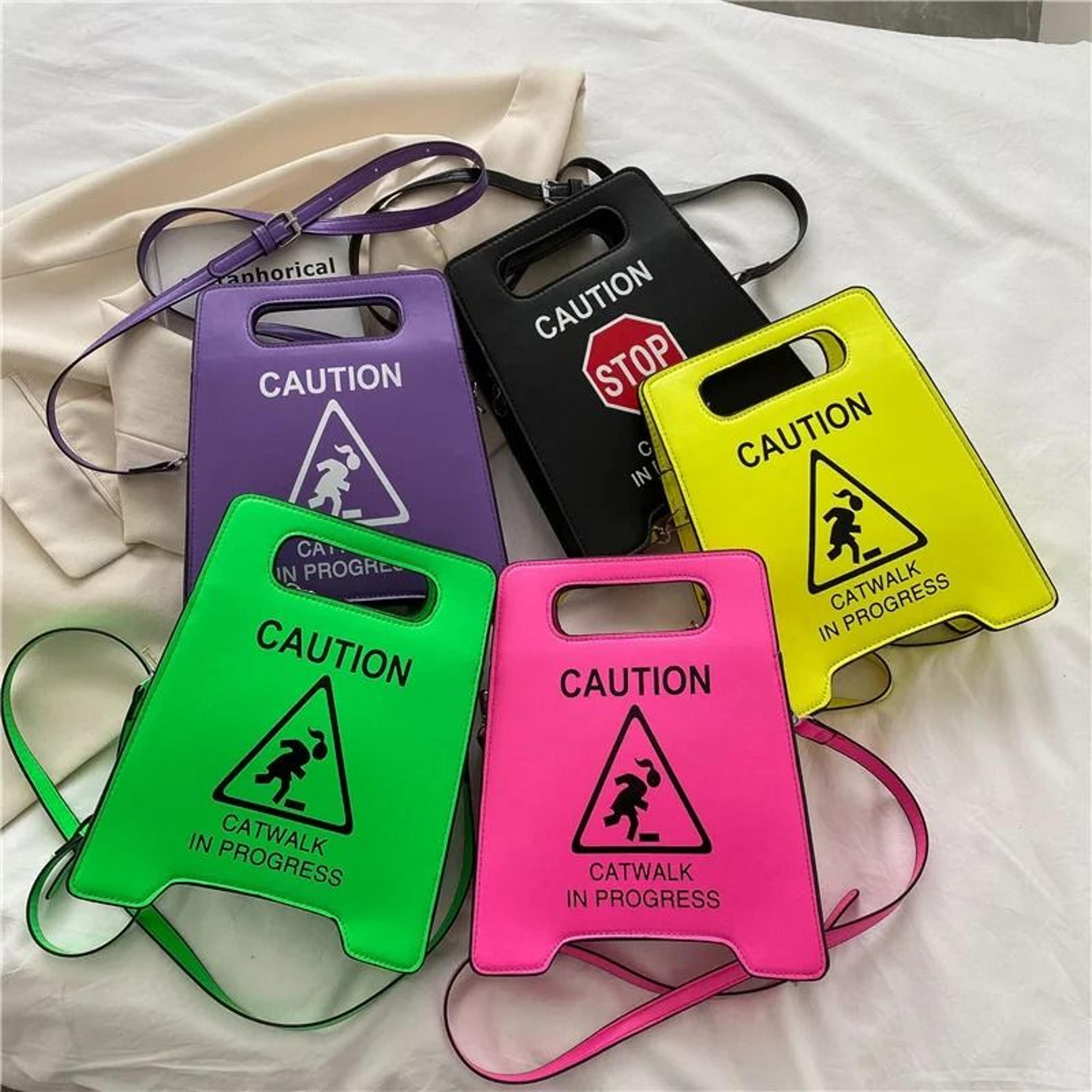 Novelty Stop Sign Crossbody Handbag 1