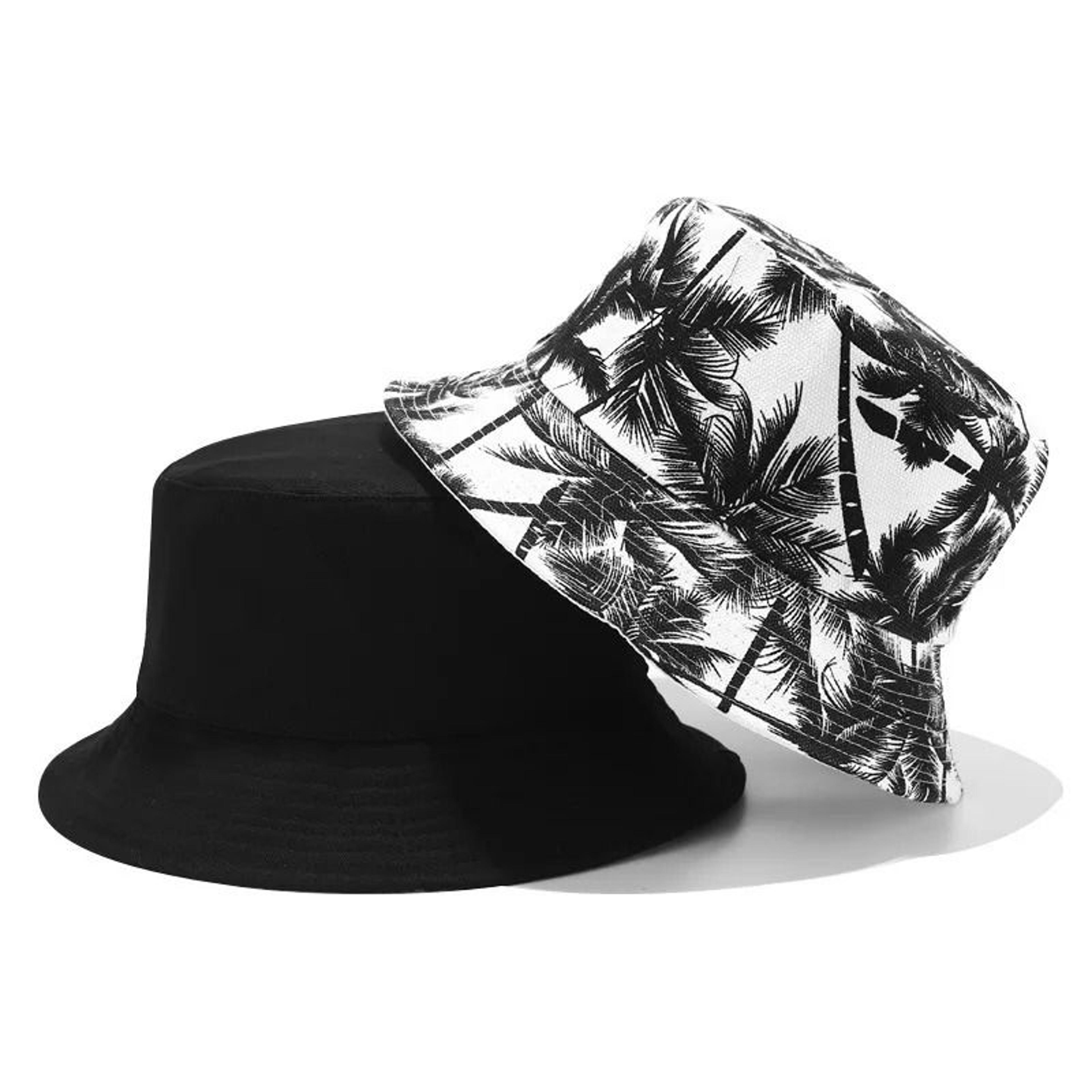 Reversible Coconut Tree Print Bucket Hat 7