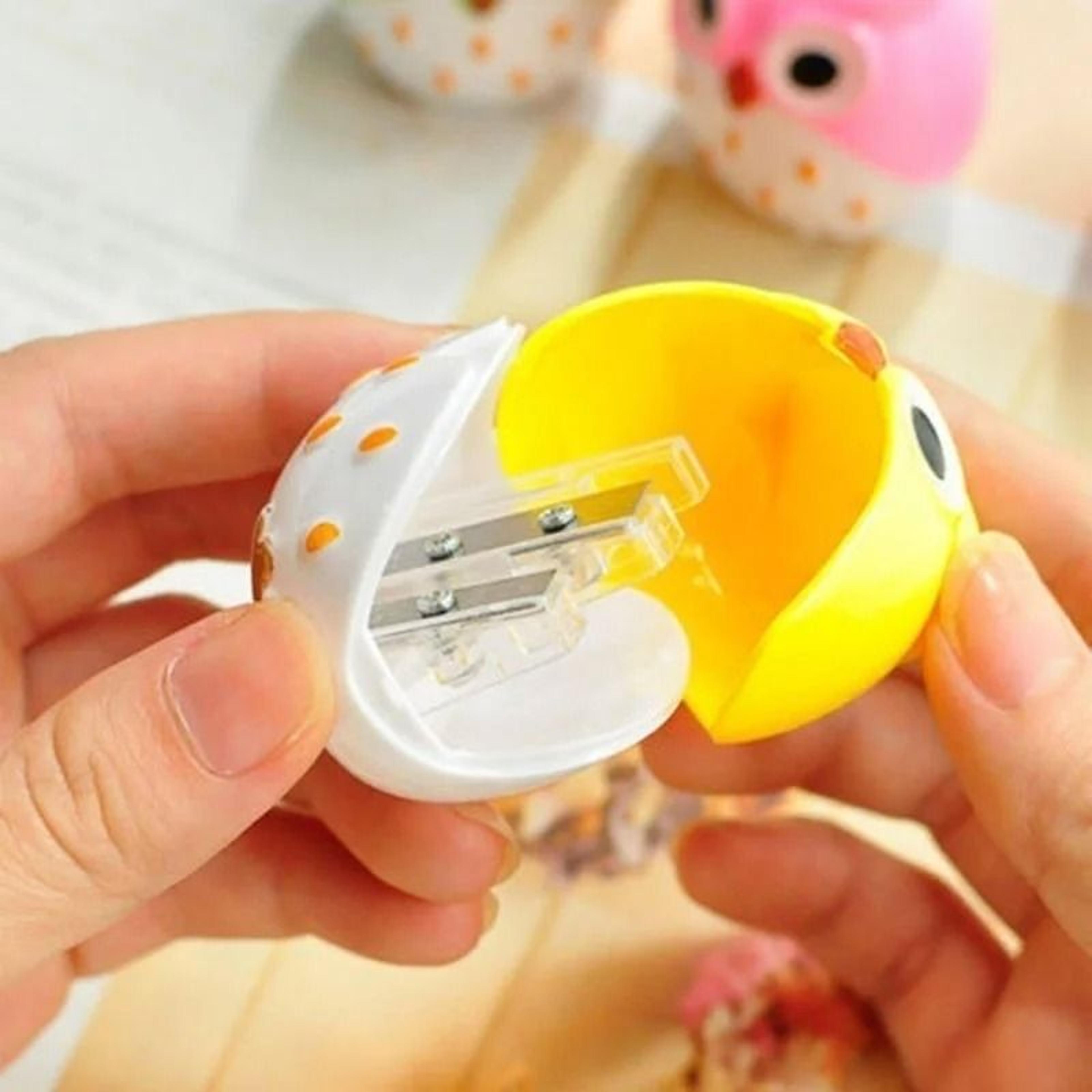 Mini Owl Pattern DualHole Pencil Sharpener 2