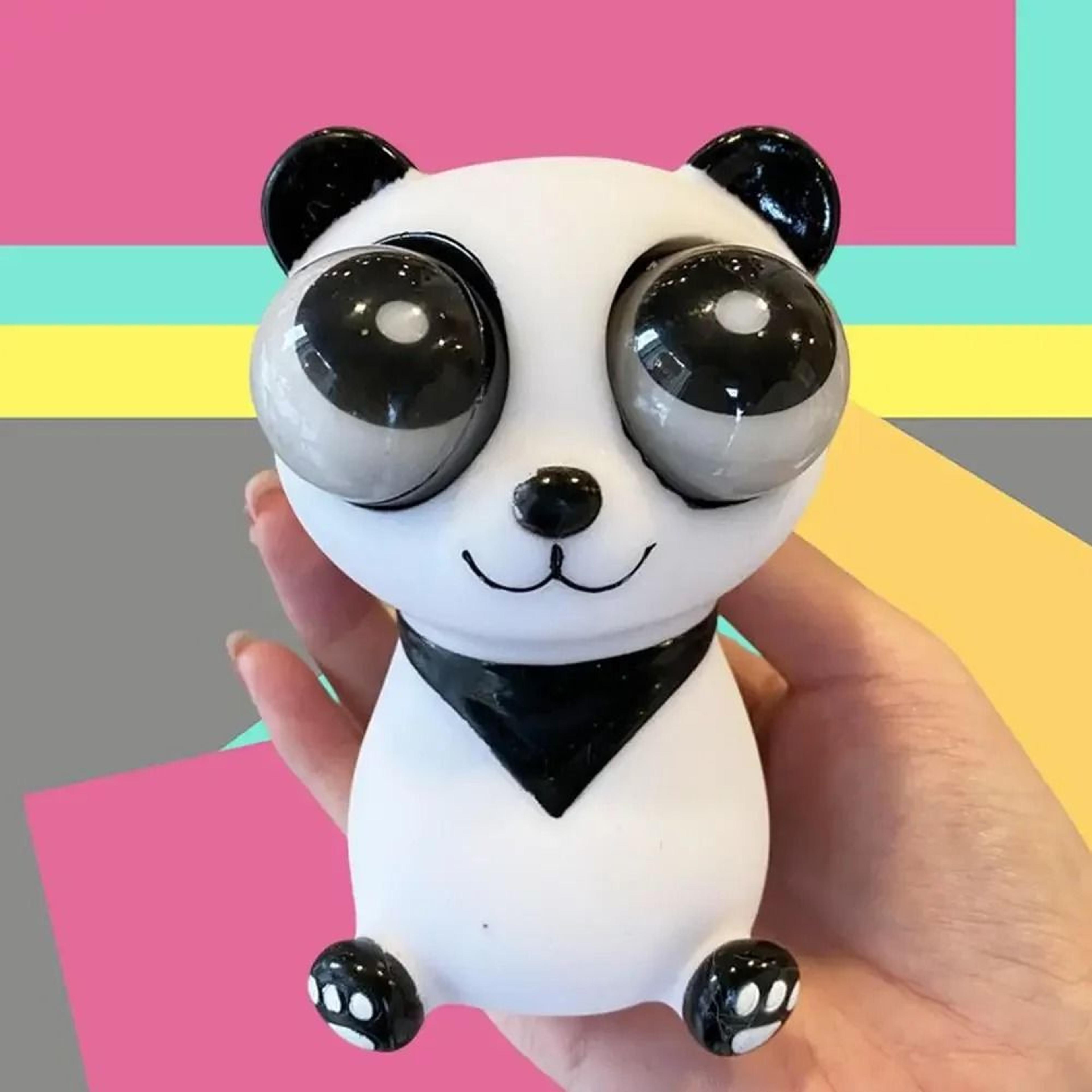 Big Eyes Panda Decompression Toy  Slow Rebound Stress Relief Squeeze Doll 2