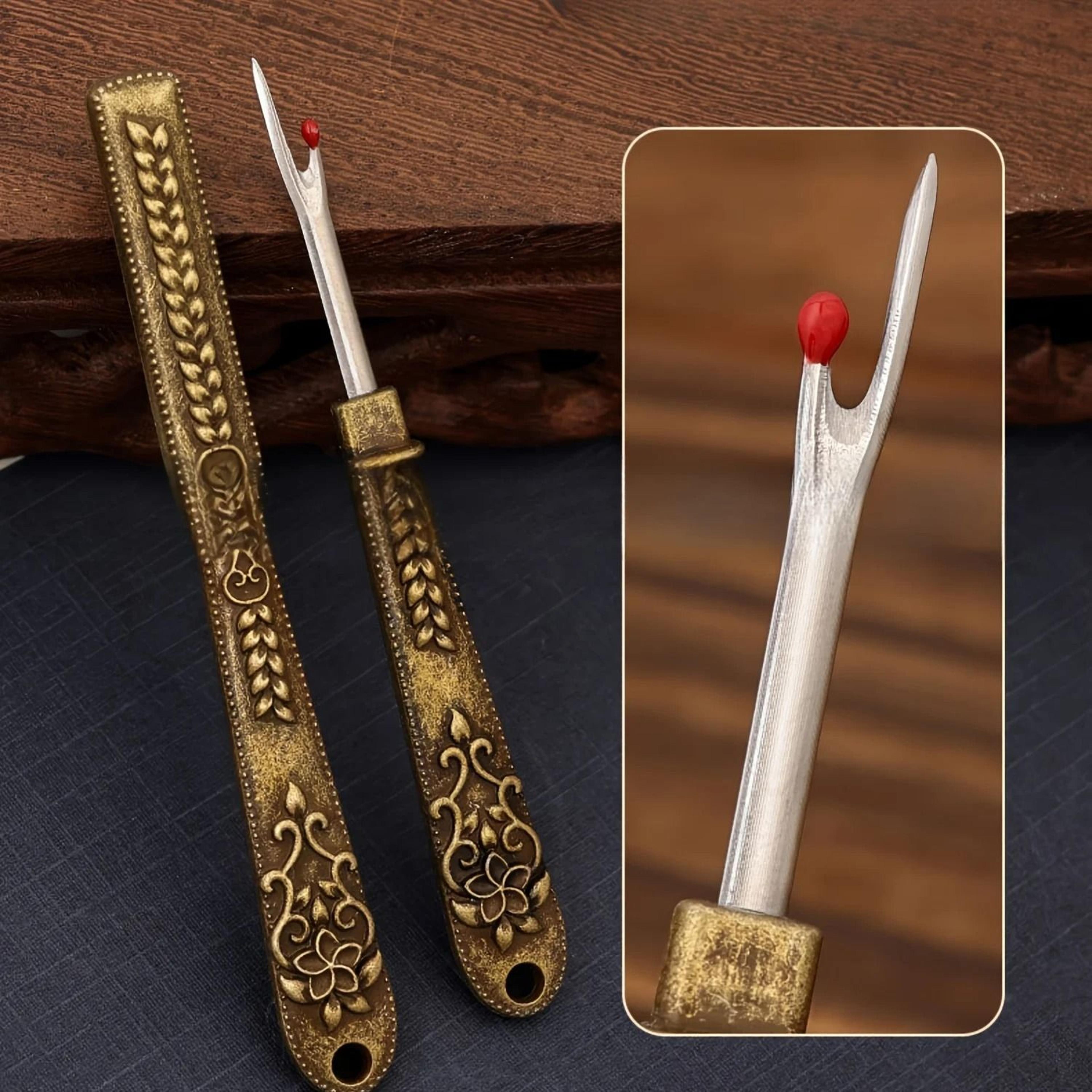 Vintage Embroidery Thread Tearing Pliers And Handheld Precision Sewing Cutter 1