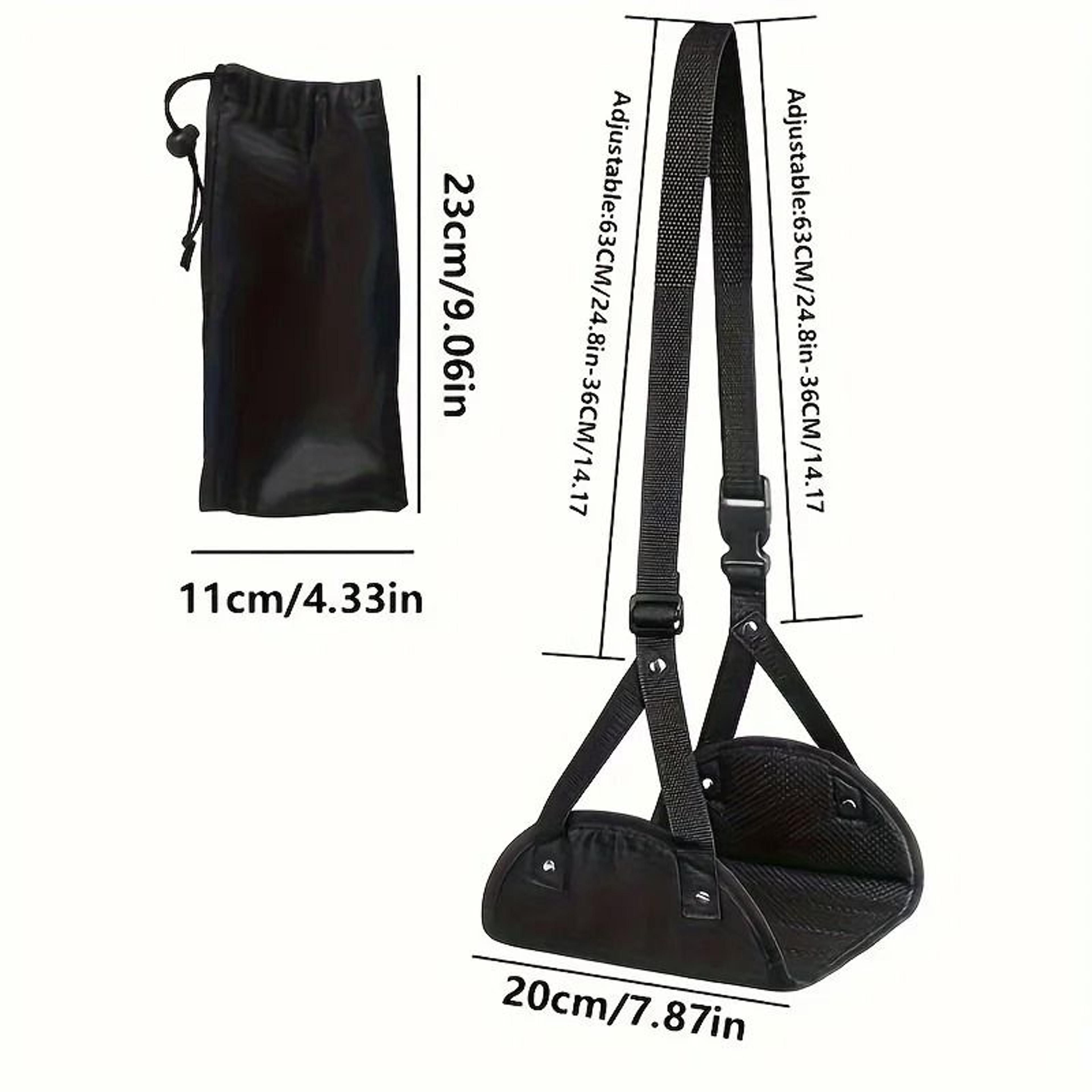 Ergonomic Airplane Footrest Portable Travel Hammock For Long Distance Flights 3