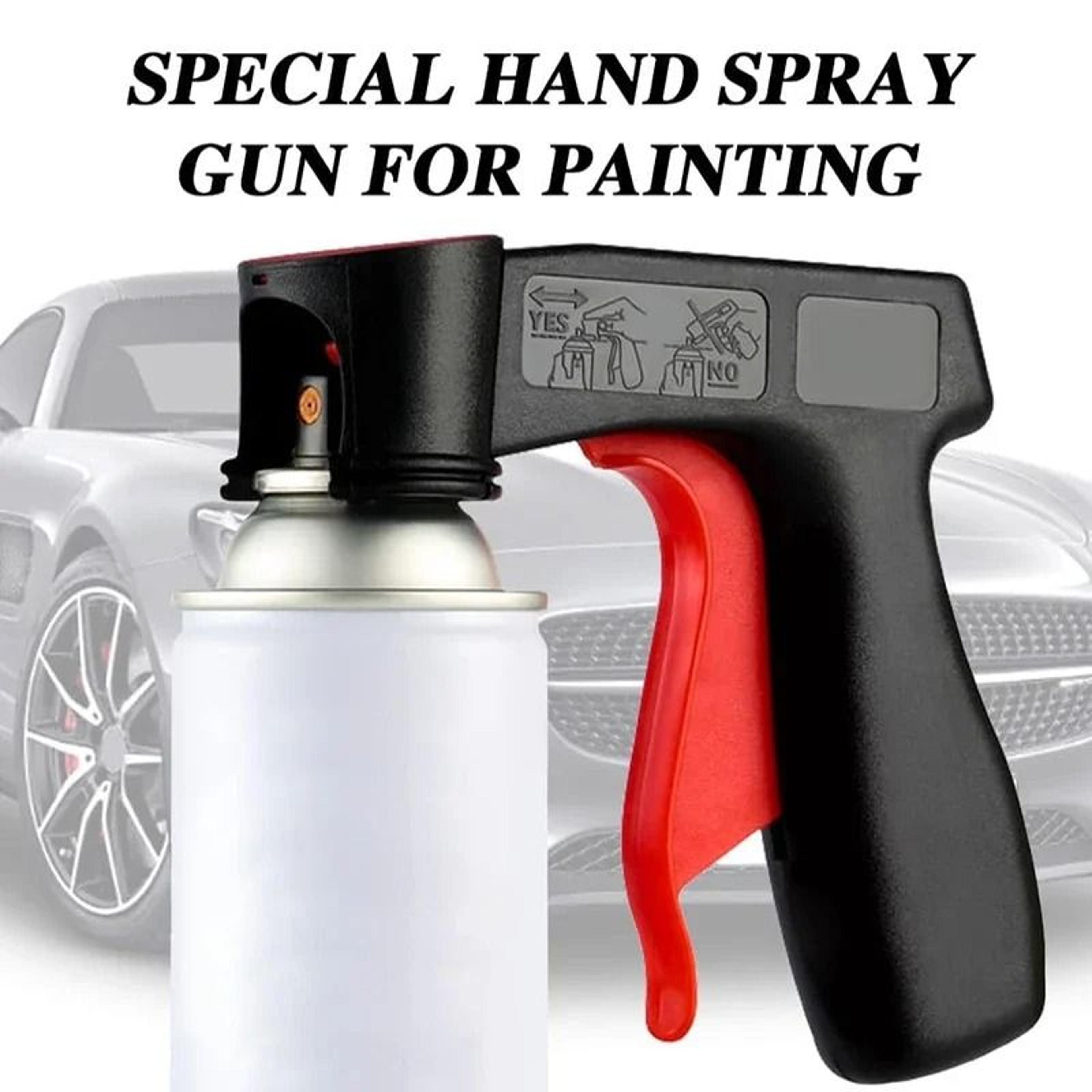 Polishing Paint Spray Gun Adaptor Aerosol Trigger Handle With Full Grip Lock 3