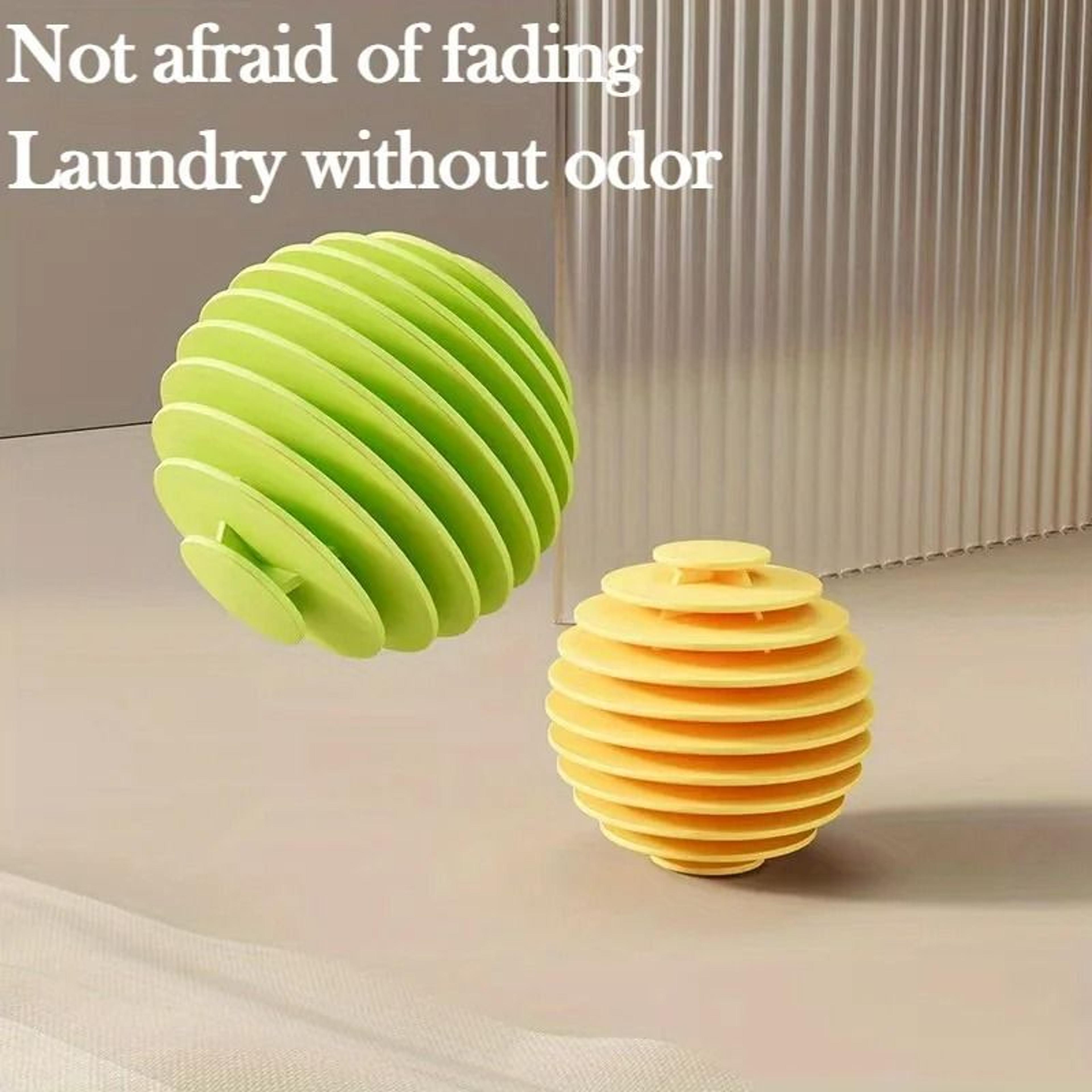 6 Piece Reusable Anti Tangling Laundry Balls For Magical Wrinkle Removal 5
