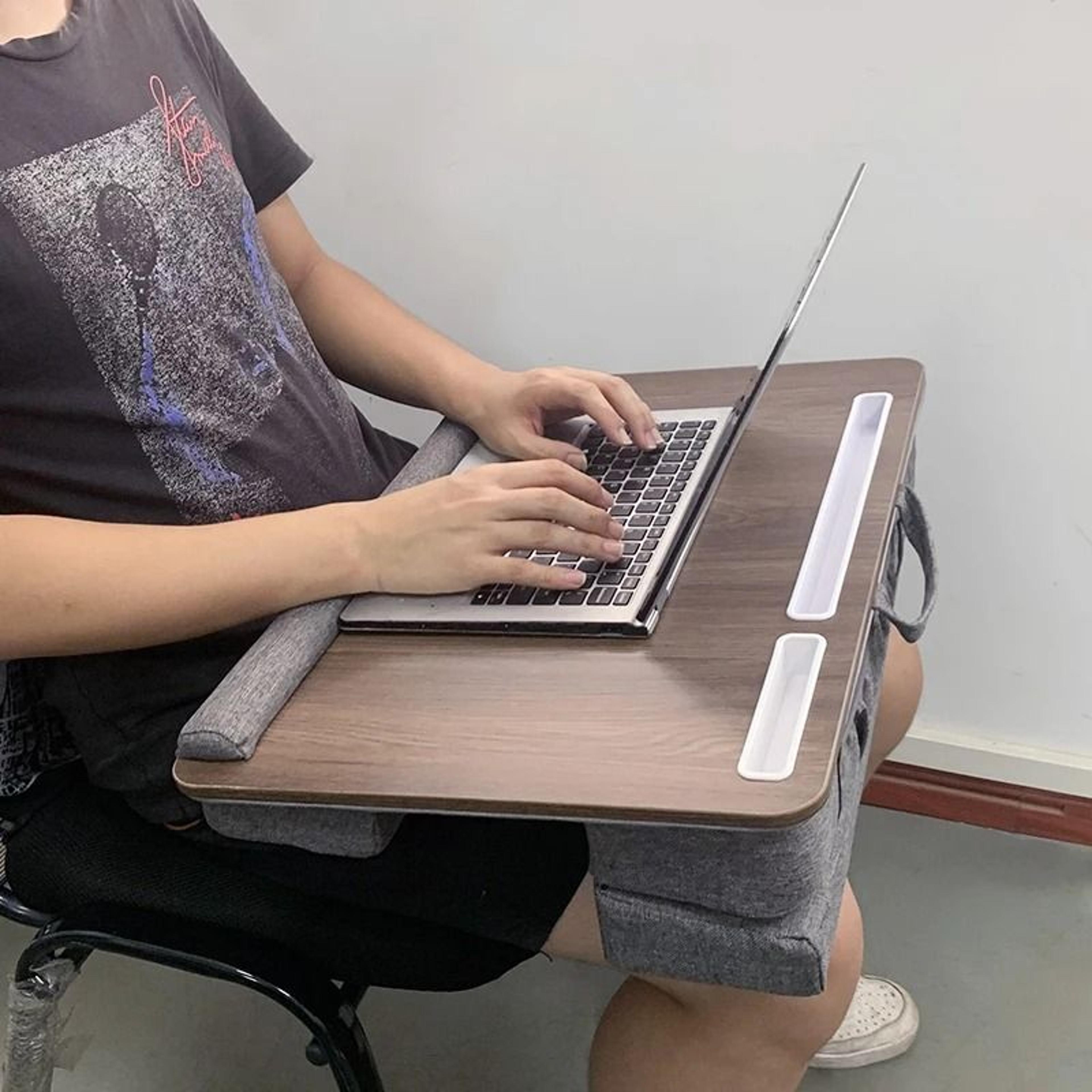 Portable Laptop DPortable Laptop Desk With Dual Media Slots Anesk With Dual Media Slots And Breatha 3