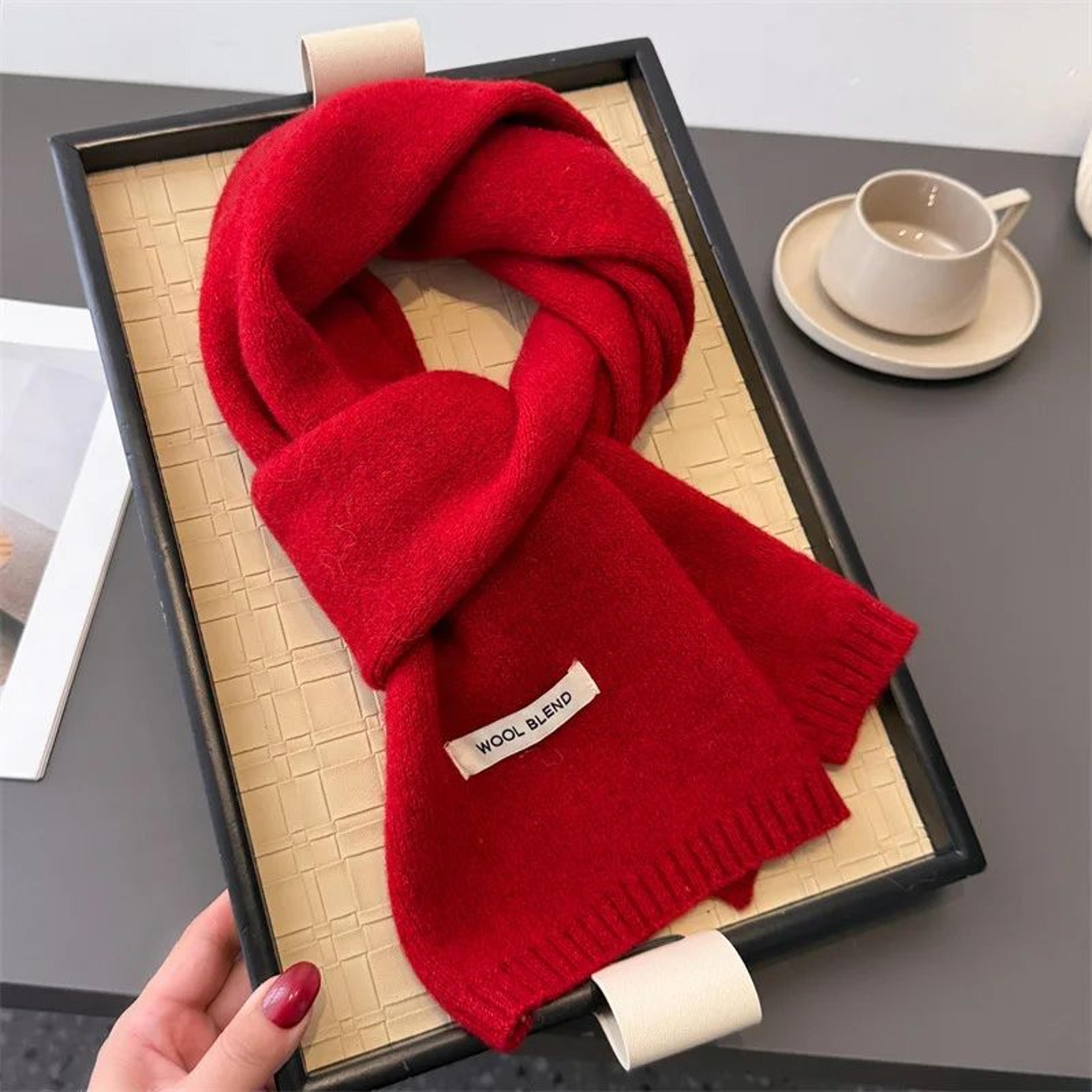 women warm scarf wrap for travel days