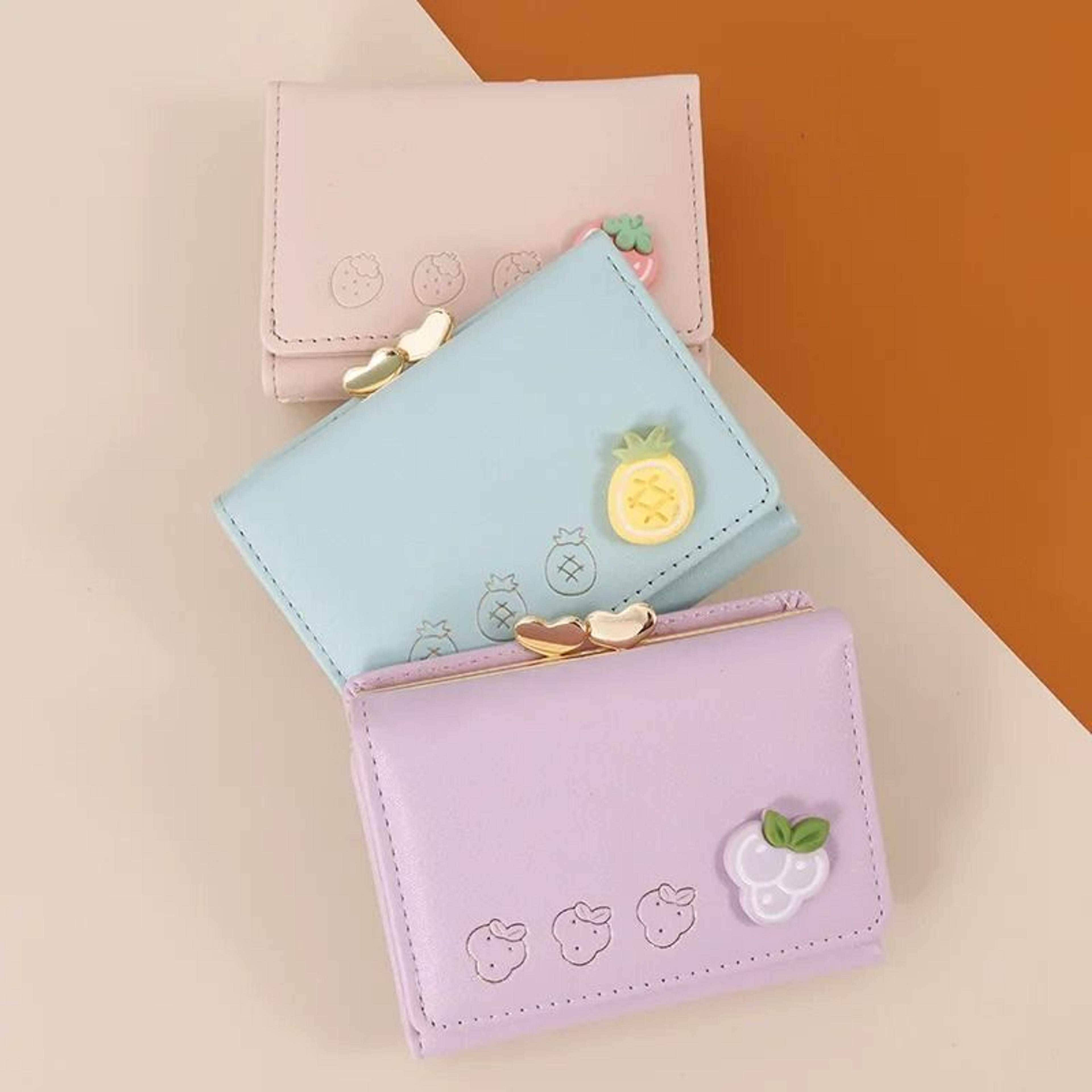 Cute Colorful Mini Fruit Folding Coin Purse 3