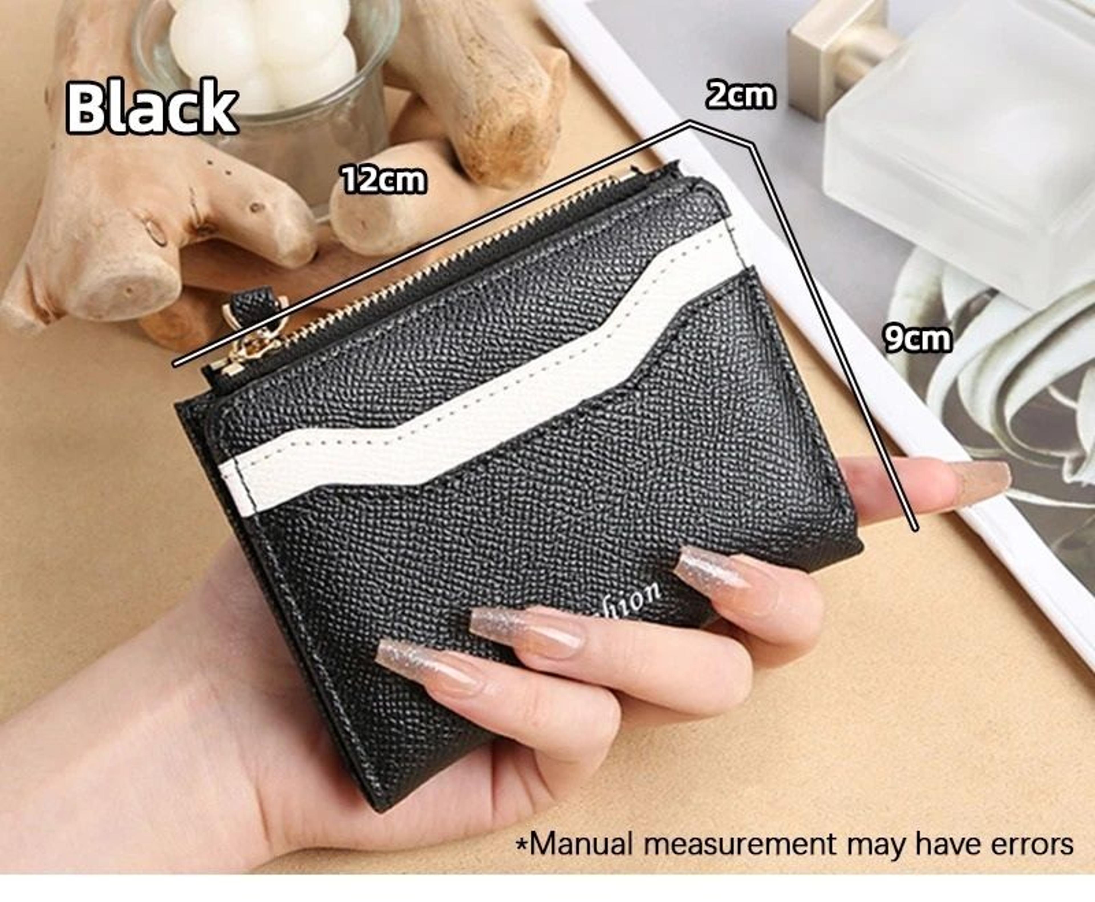 Simple And Elegant Ladies Fashion PU Spliced Small Wallet 8