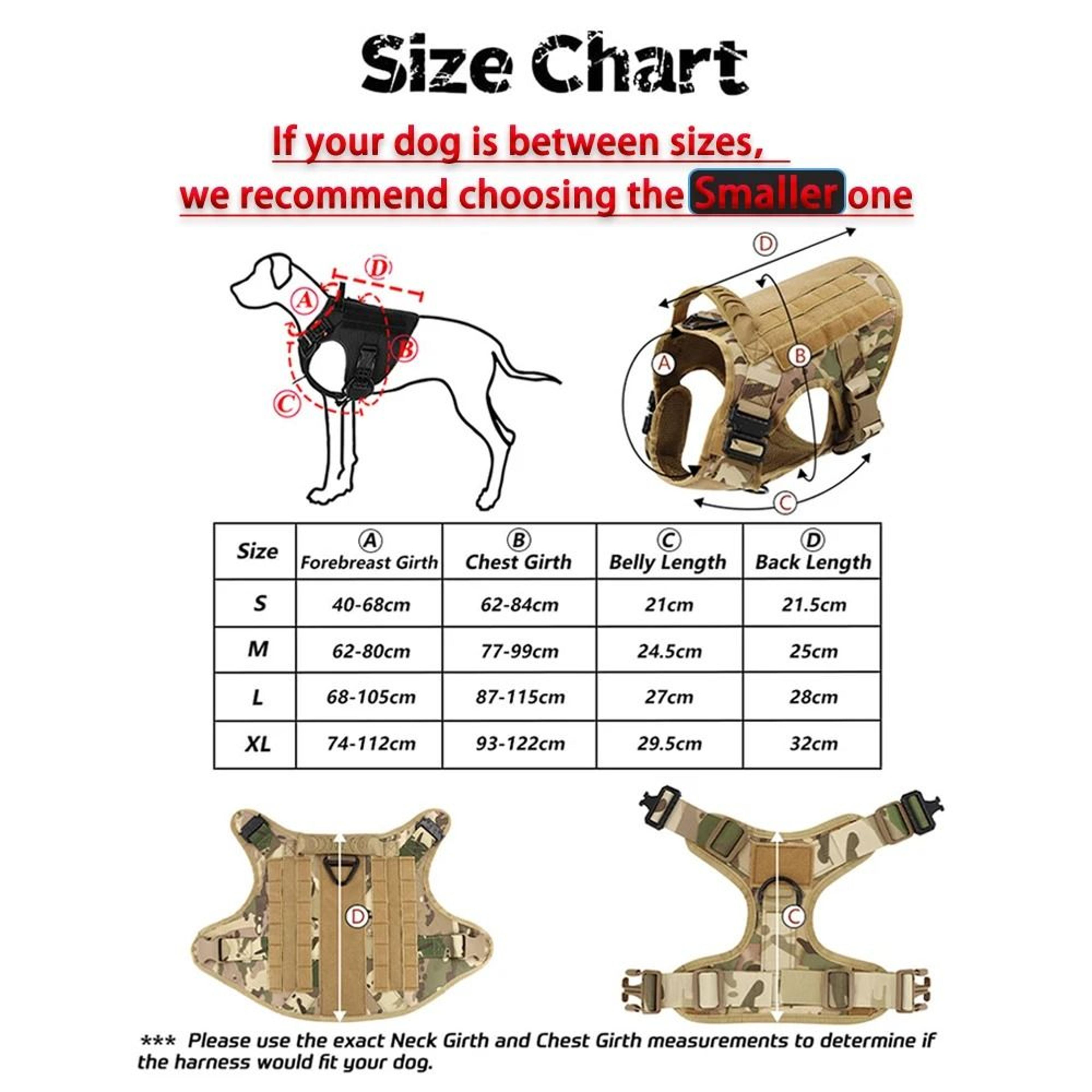 Professional Tactical Dog Harness And Training Leash Set 1