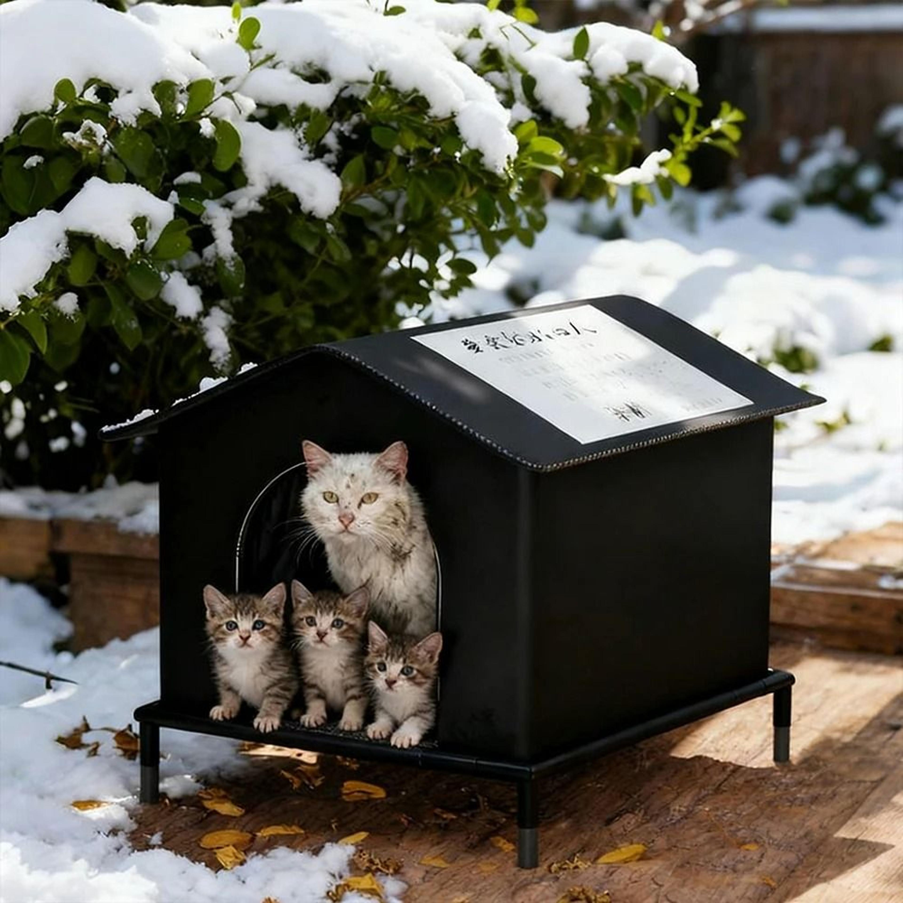 AllWeather Insulated Outdoor Cat Shelter 2