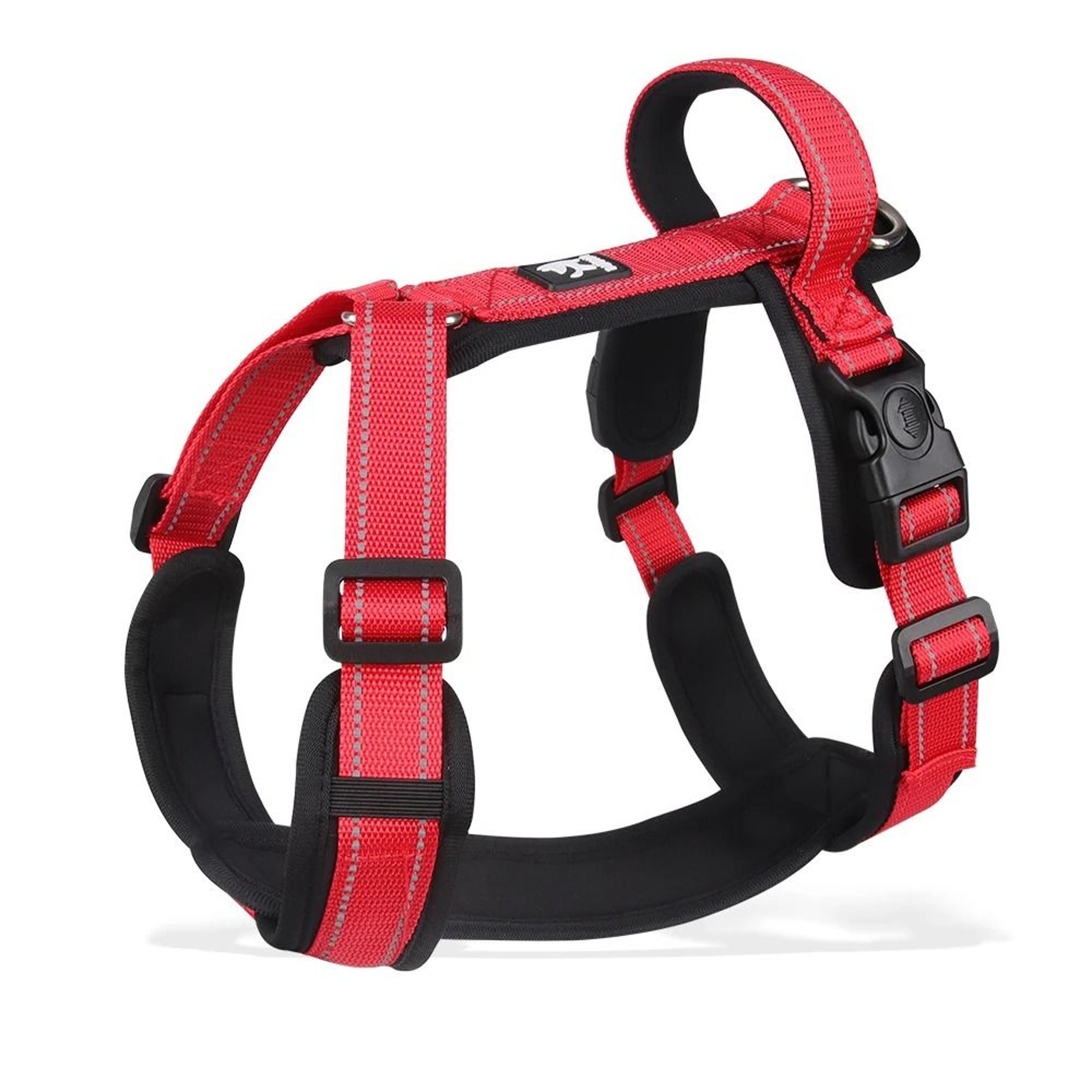 Professional AntiEscape Reflective Dog Harness With Control Handle 10