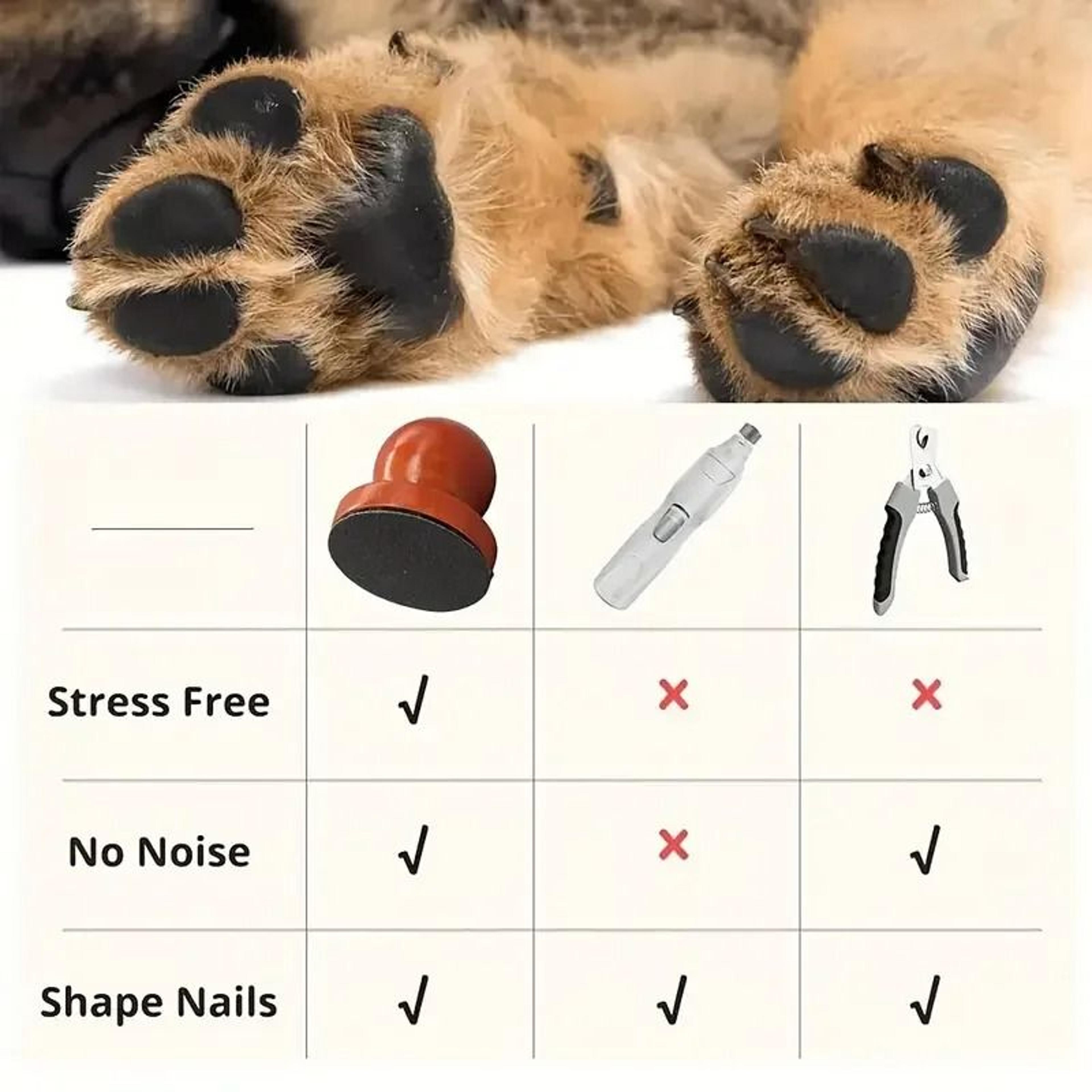 Professional Manual Wooden Dog Nail File And Scratching Board 3