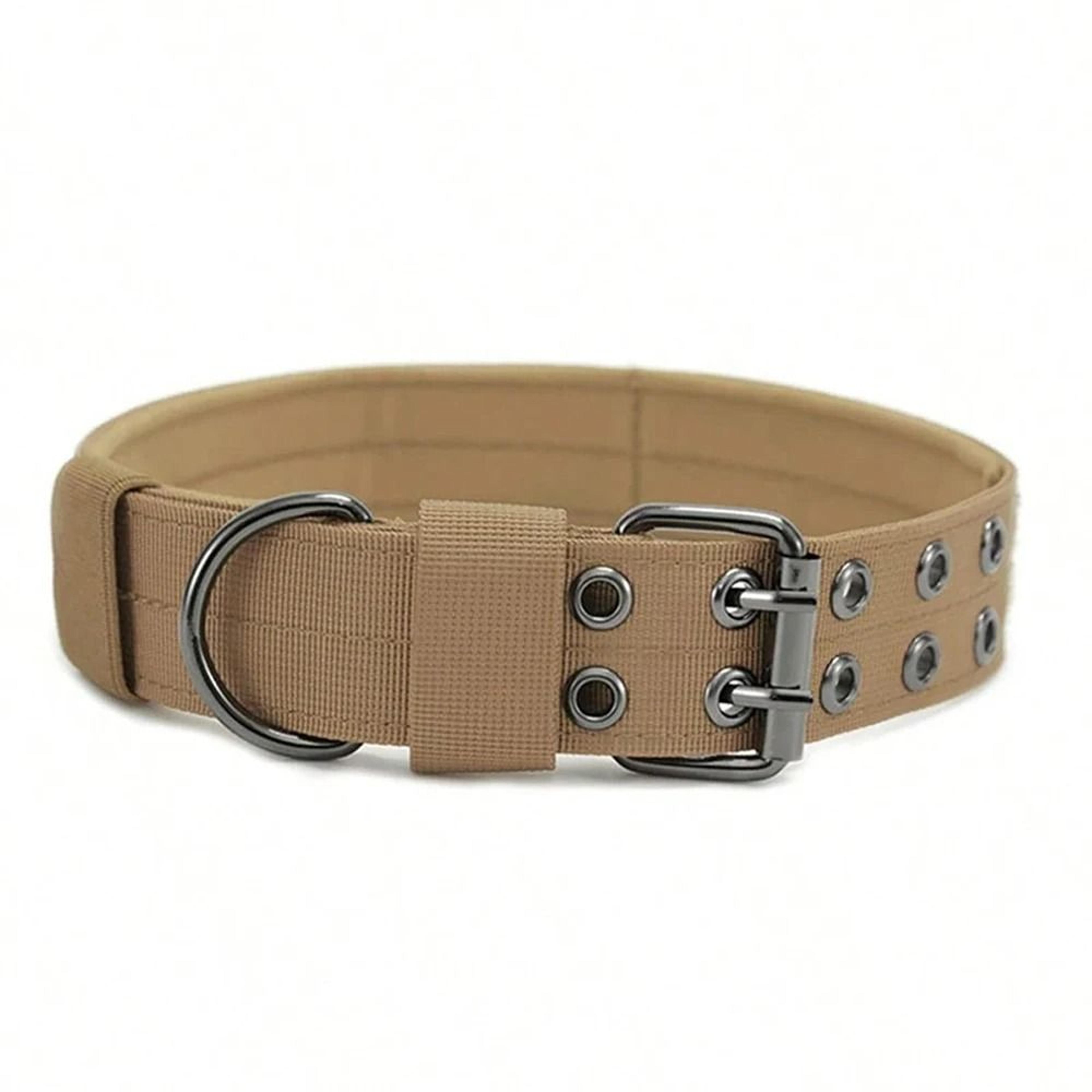 Professional Adjustable Military Dog Collar With Metal Hardware 10