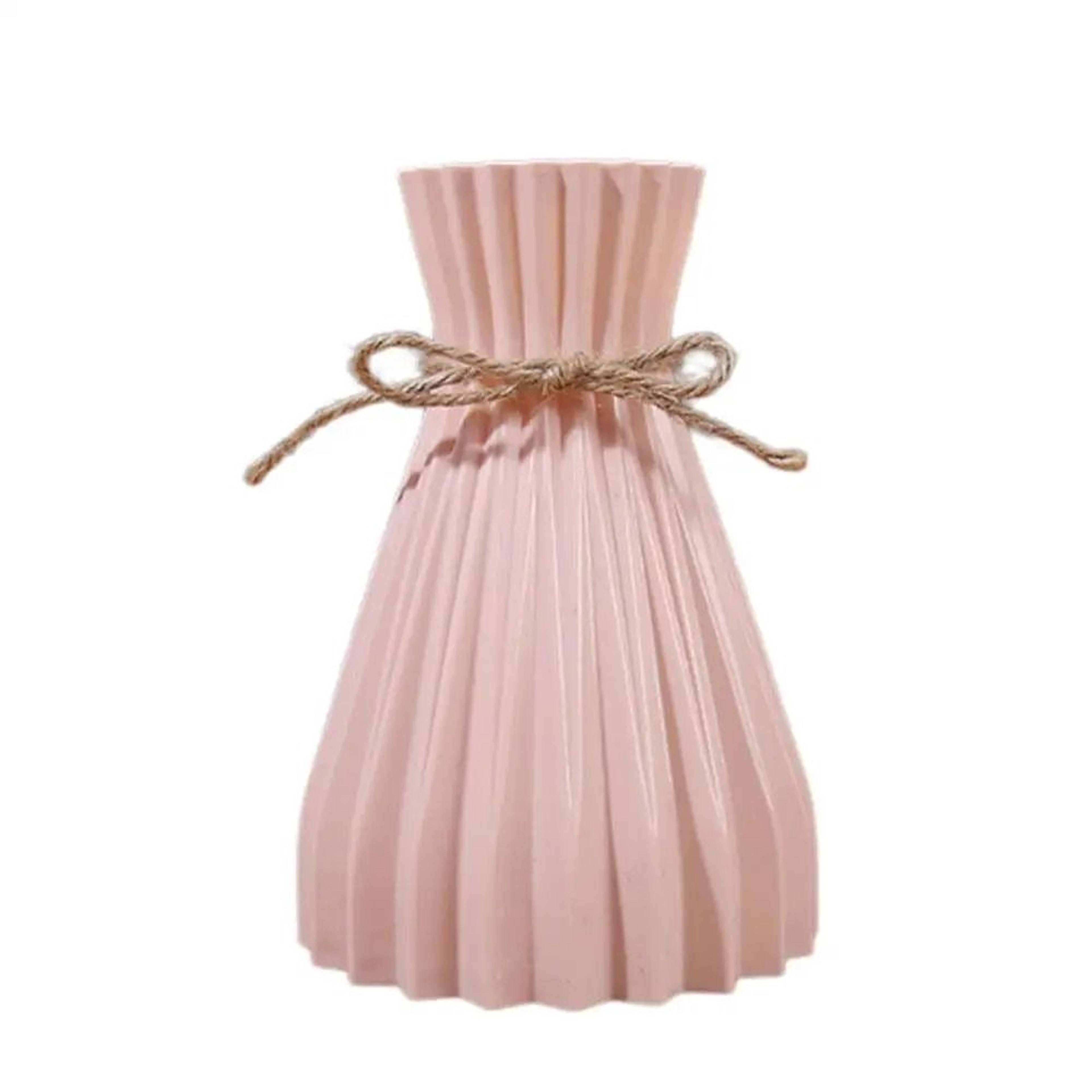 Modern Origami Style Plastic Pleated Flower Vase 7