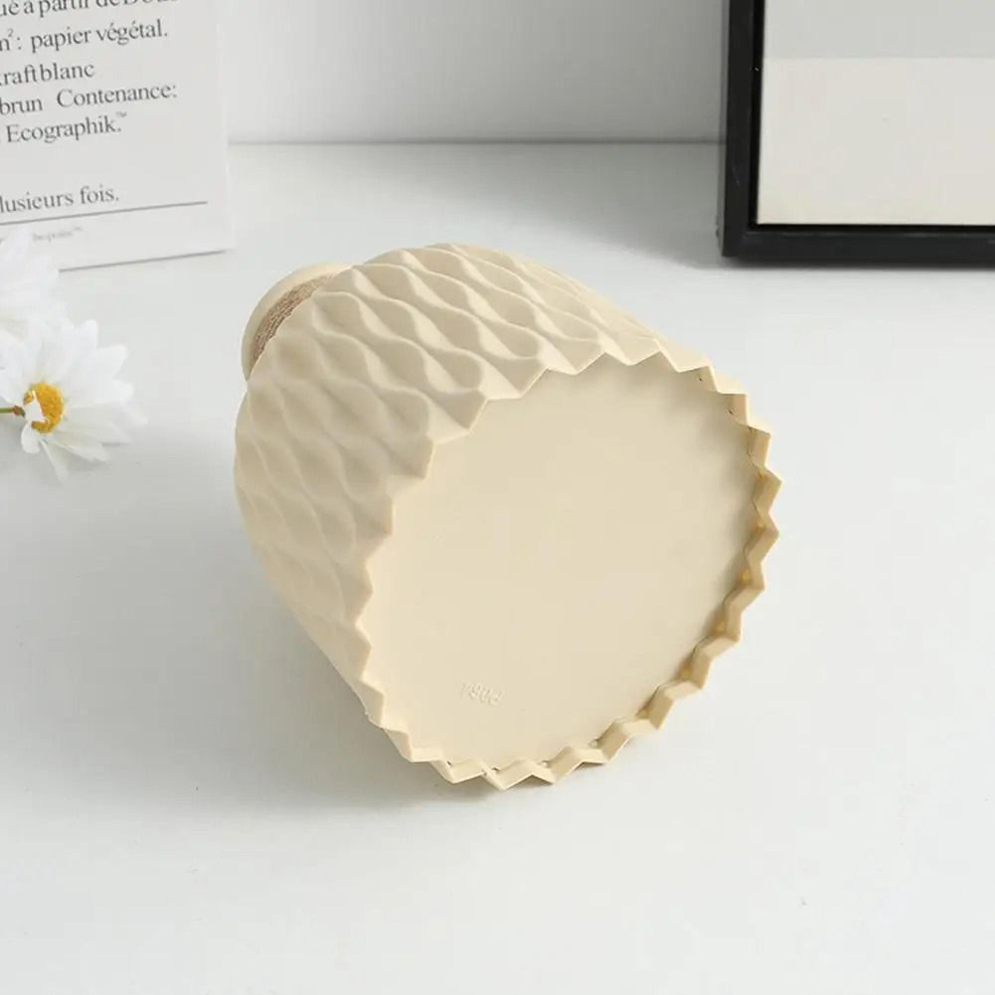 Shatterproof Porcelain Imitation Rope Plastic Vase 2