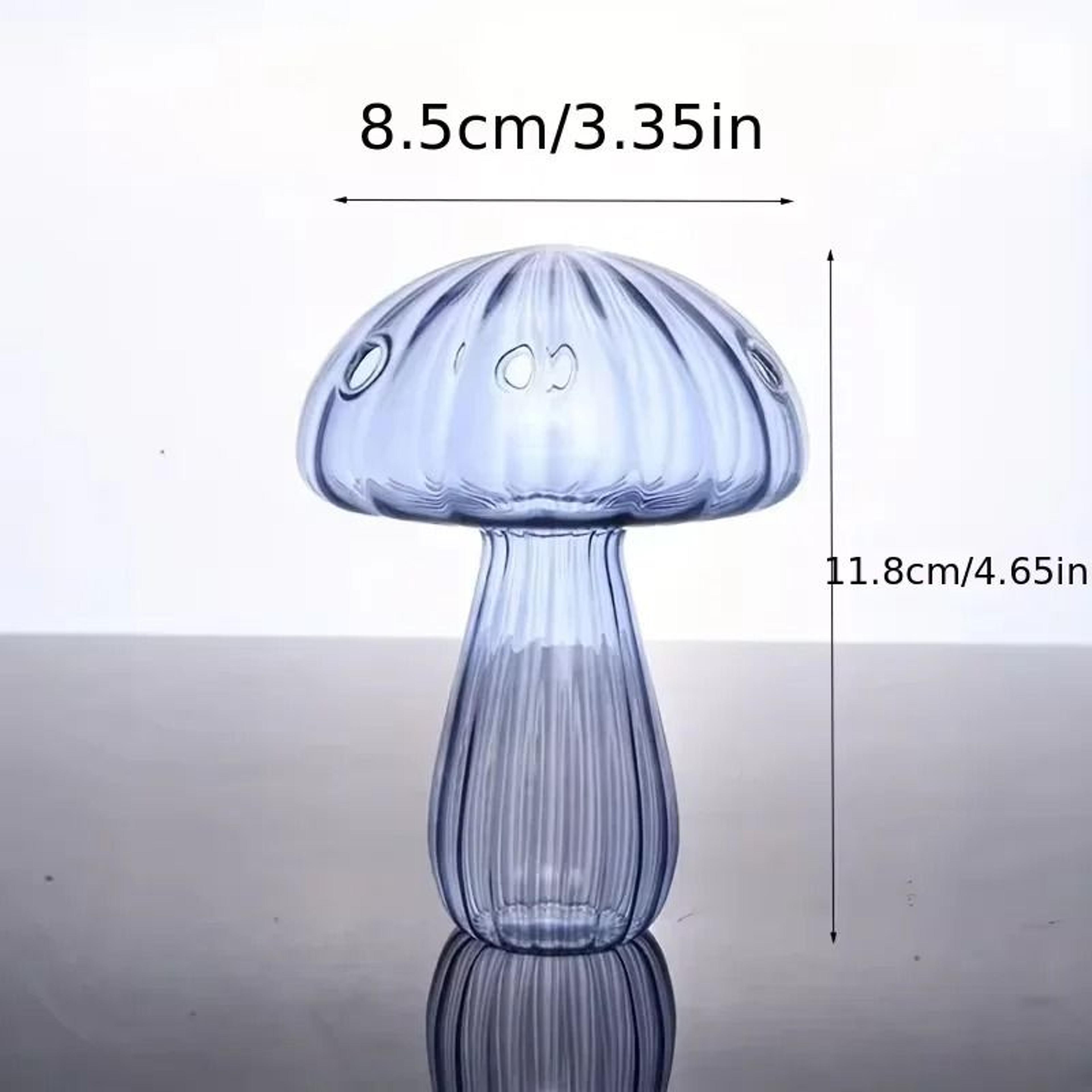 Colorful Mushroom Glass Hydroponic And Aromatherapy Vase 13