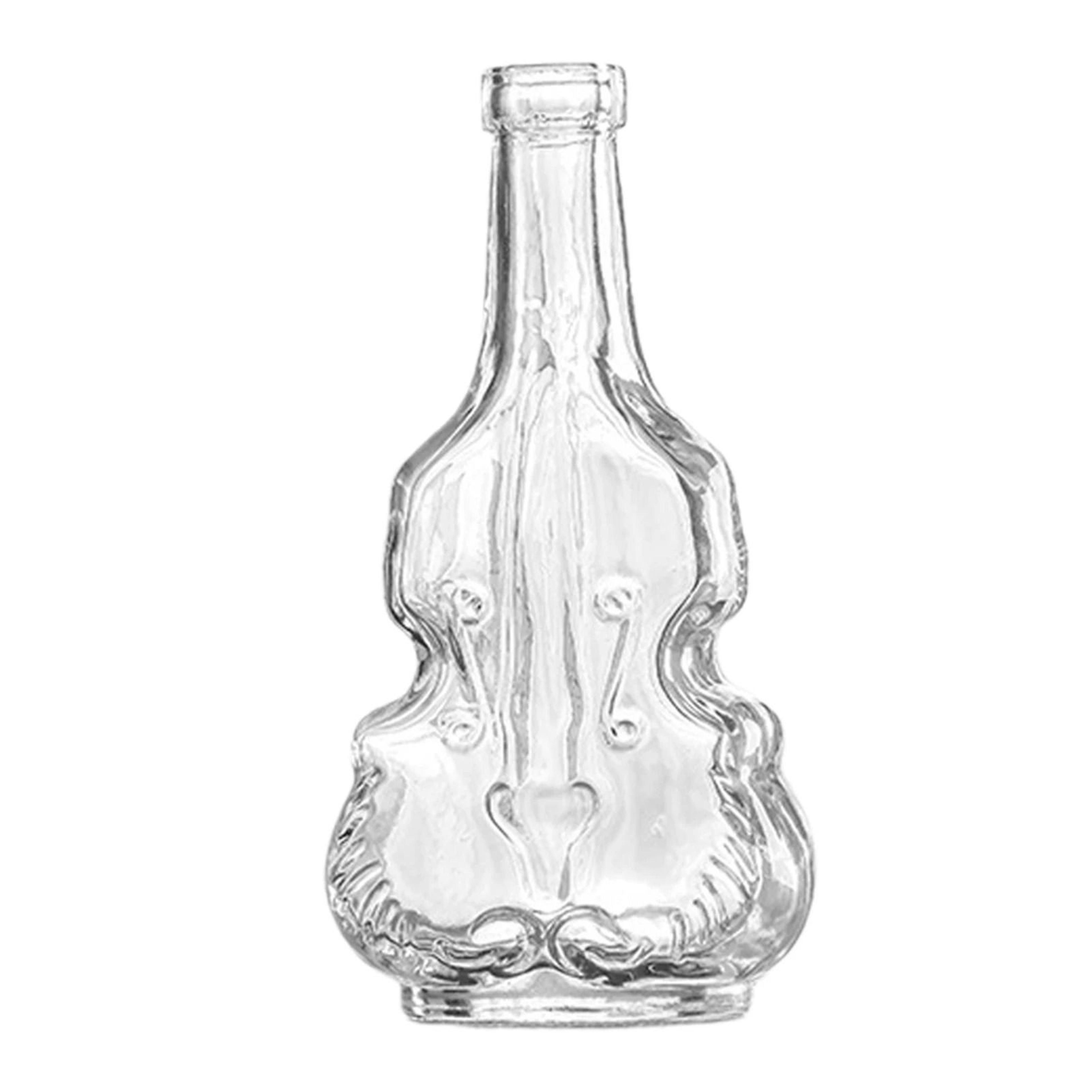 Vintage French Clear Glass Tabletop Flower Pitcher 15