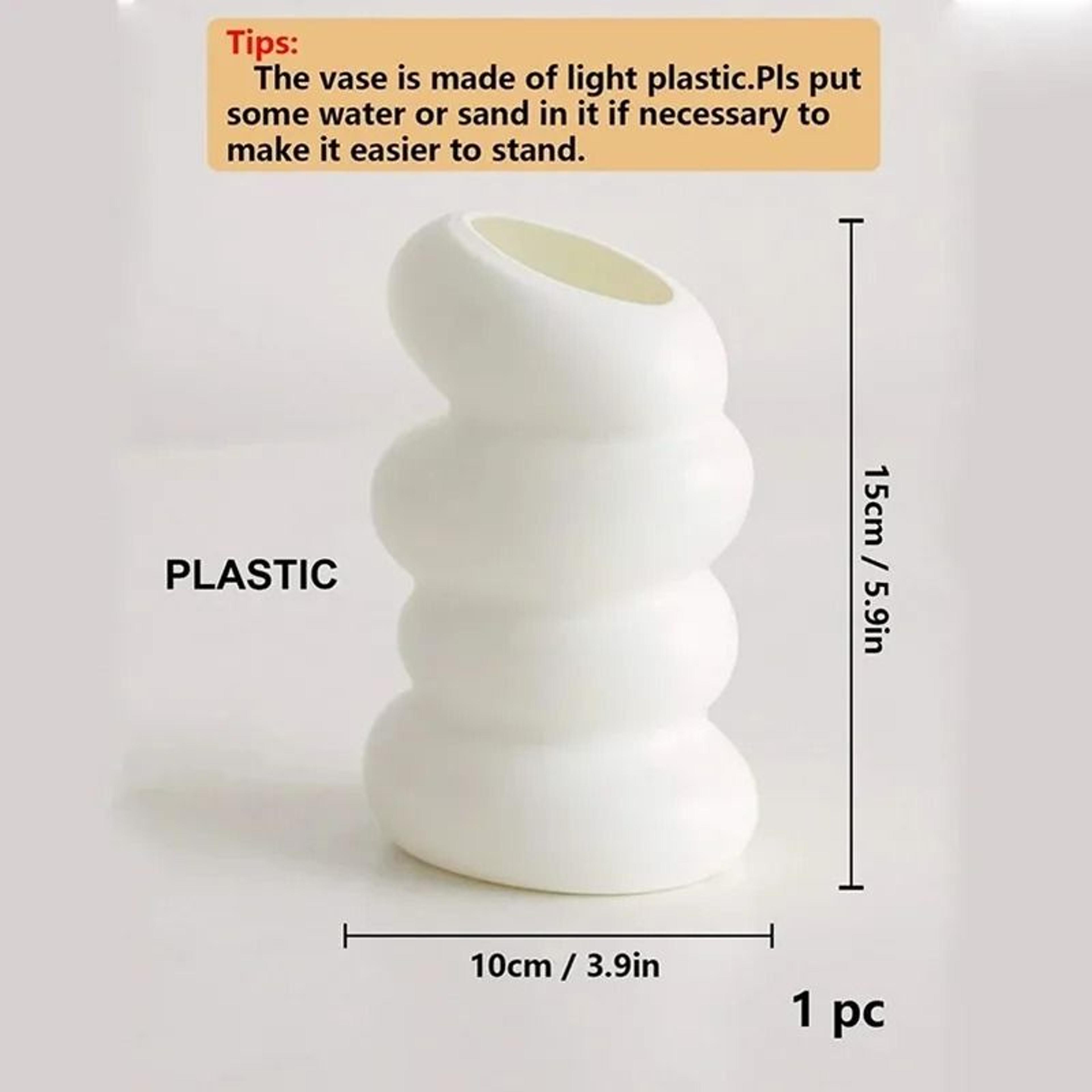 Nordic Spiral White Creative Flower Arrangement Vase 5