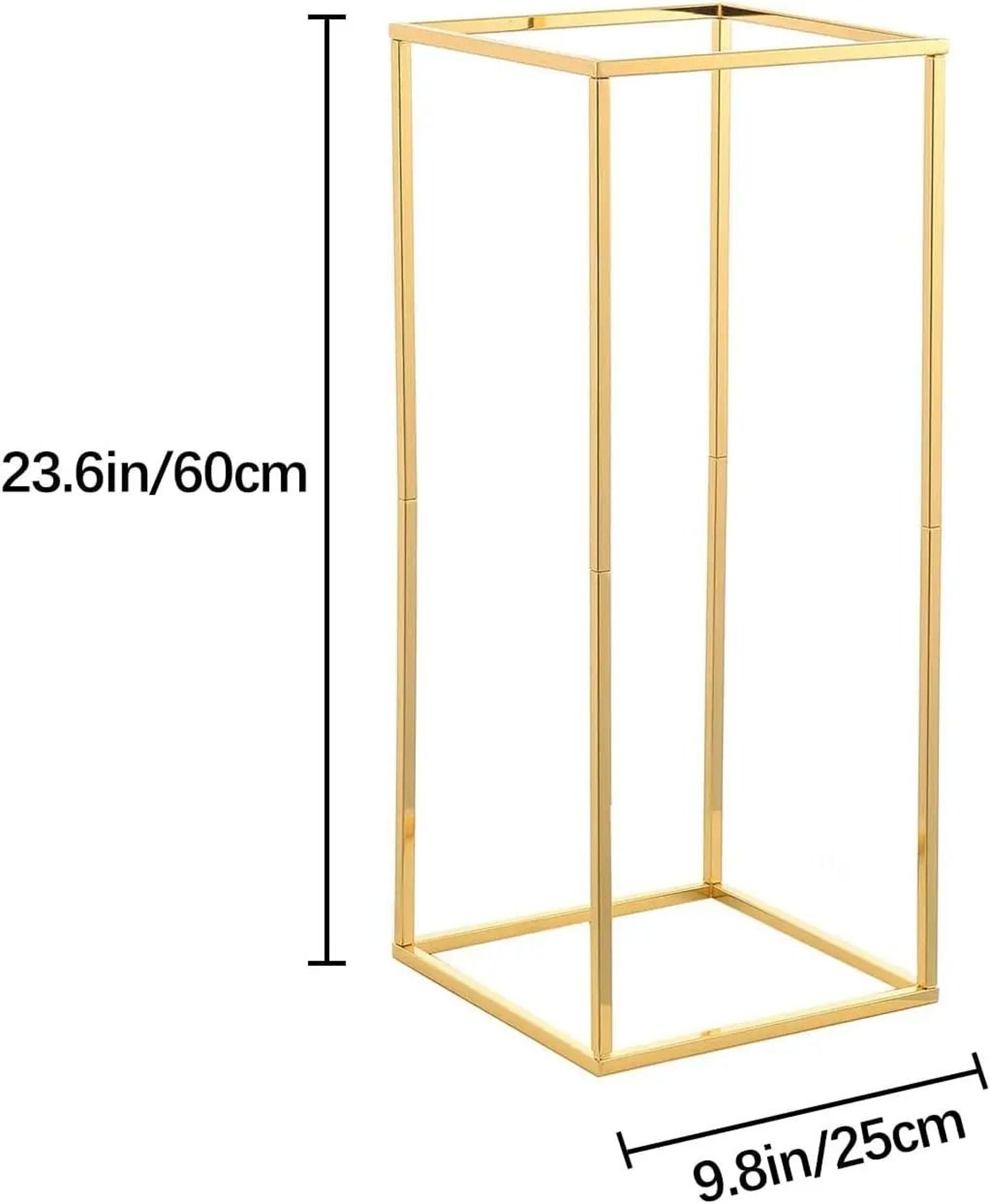 Elegant Gold Wedding Flower Vase Stand Set 1