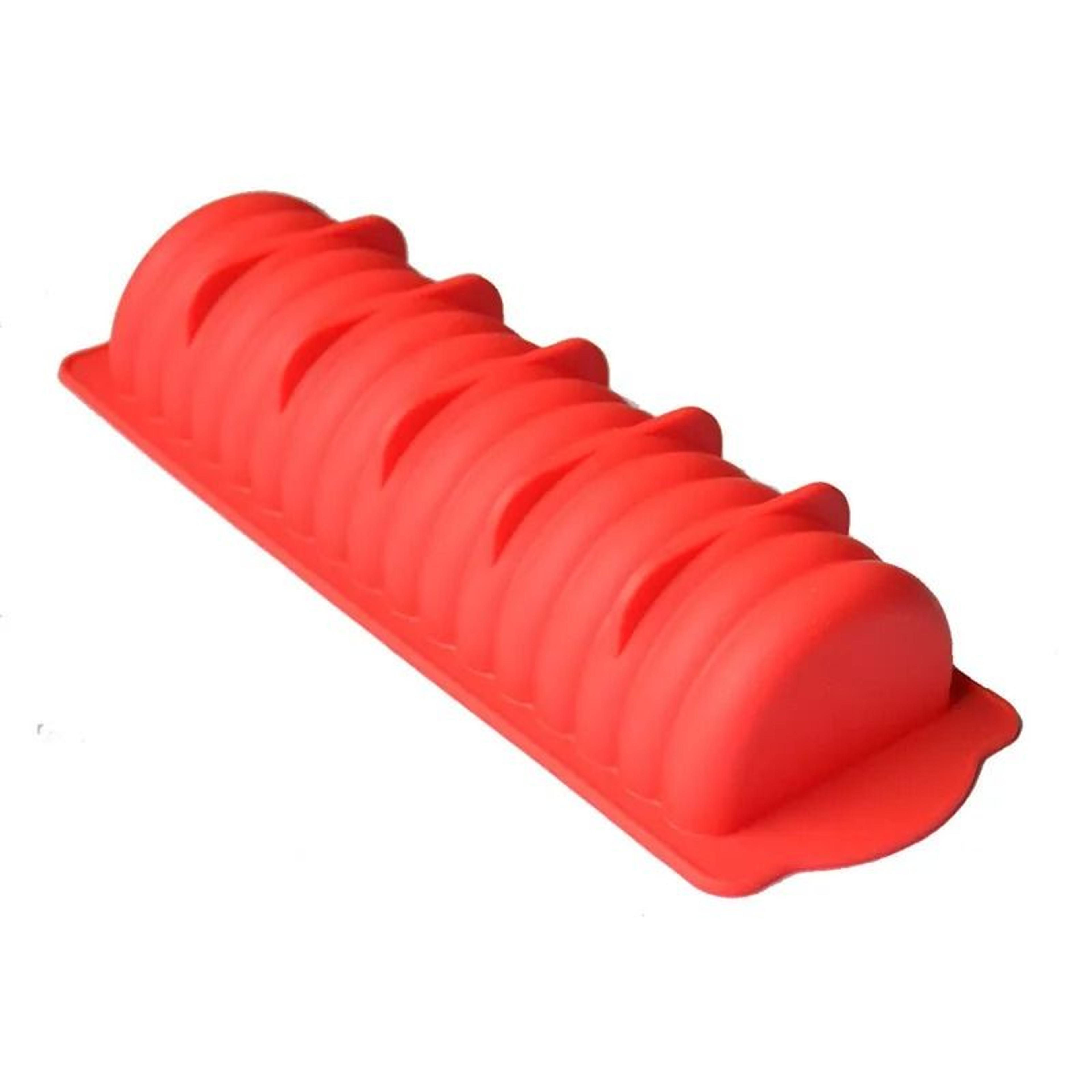 Long Caterpillars Cake Mousse Bread Loaf Silicone Mold 4