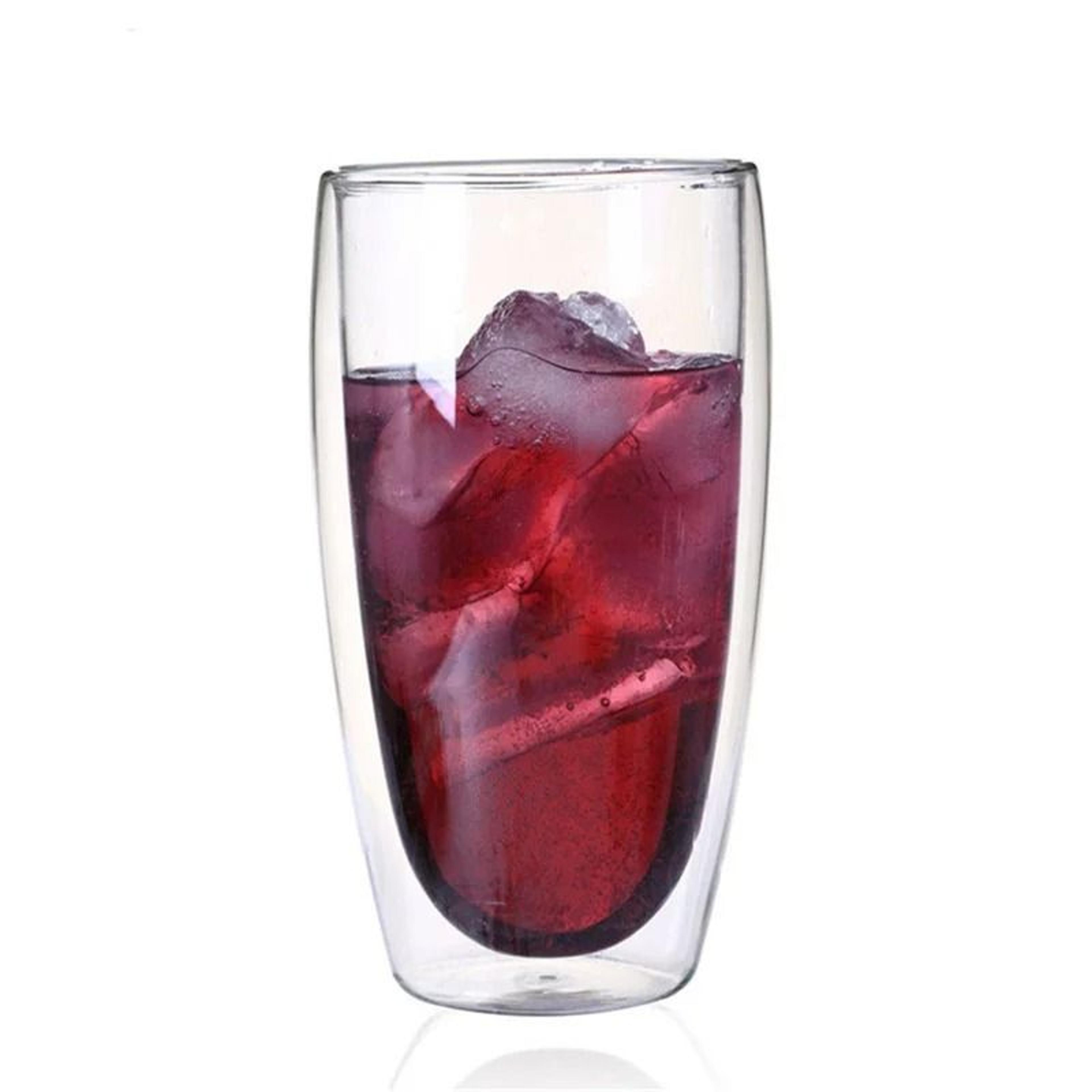 Double Wall Insulated Glass Mug Large 22 Oz Coffee And Tea Cup 4