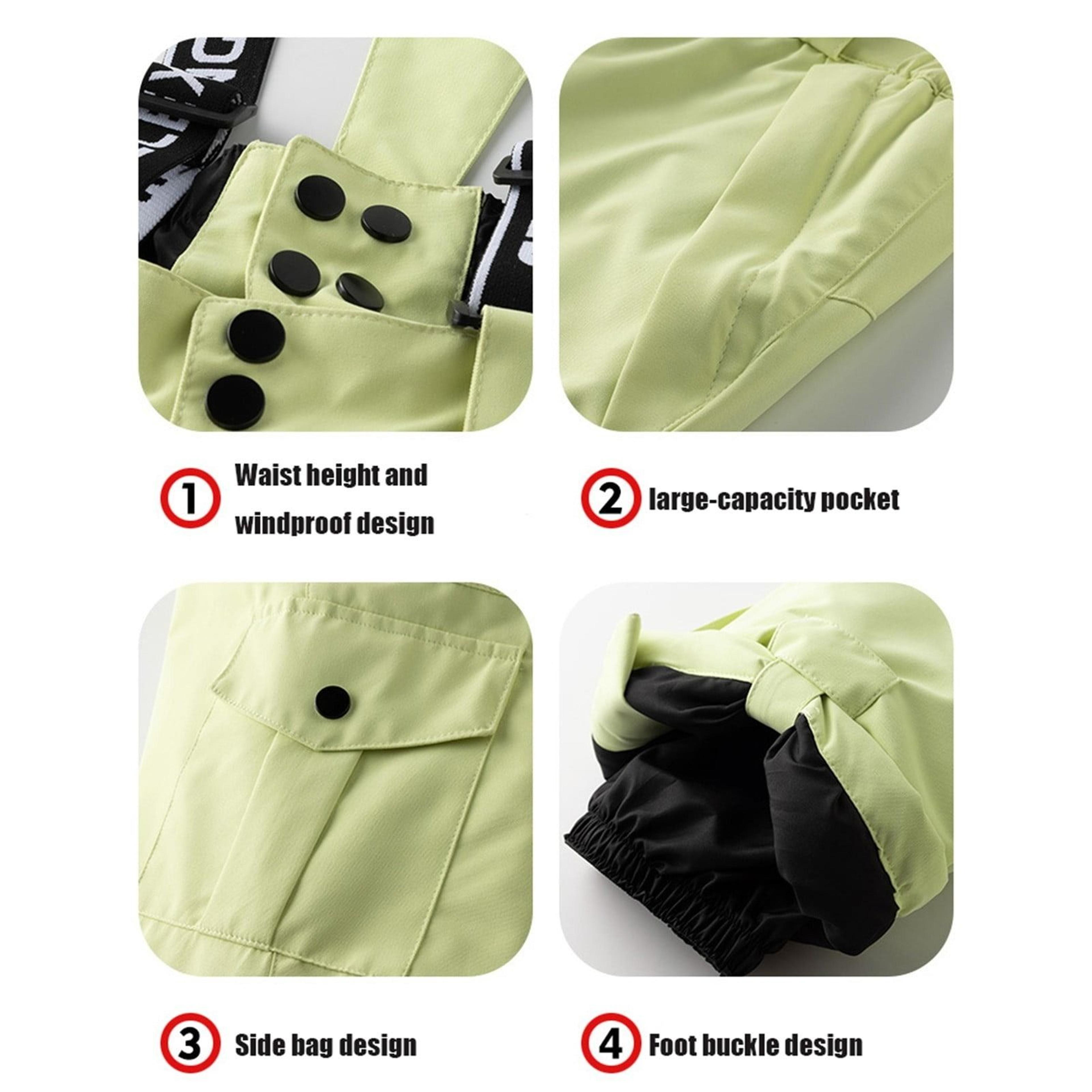 Kids Winter Ski Coat And Pants Set Waterproof Warm Snow Suit 7