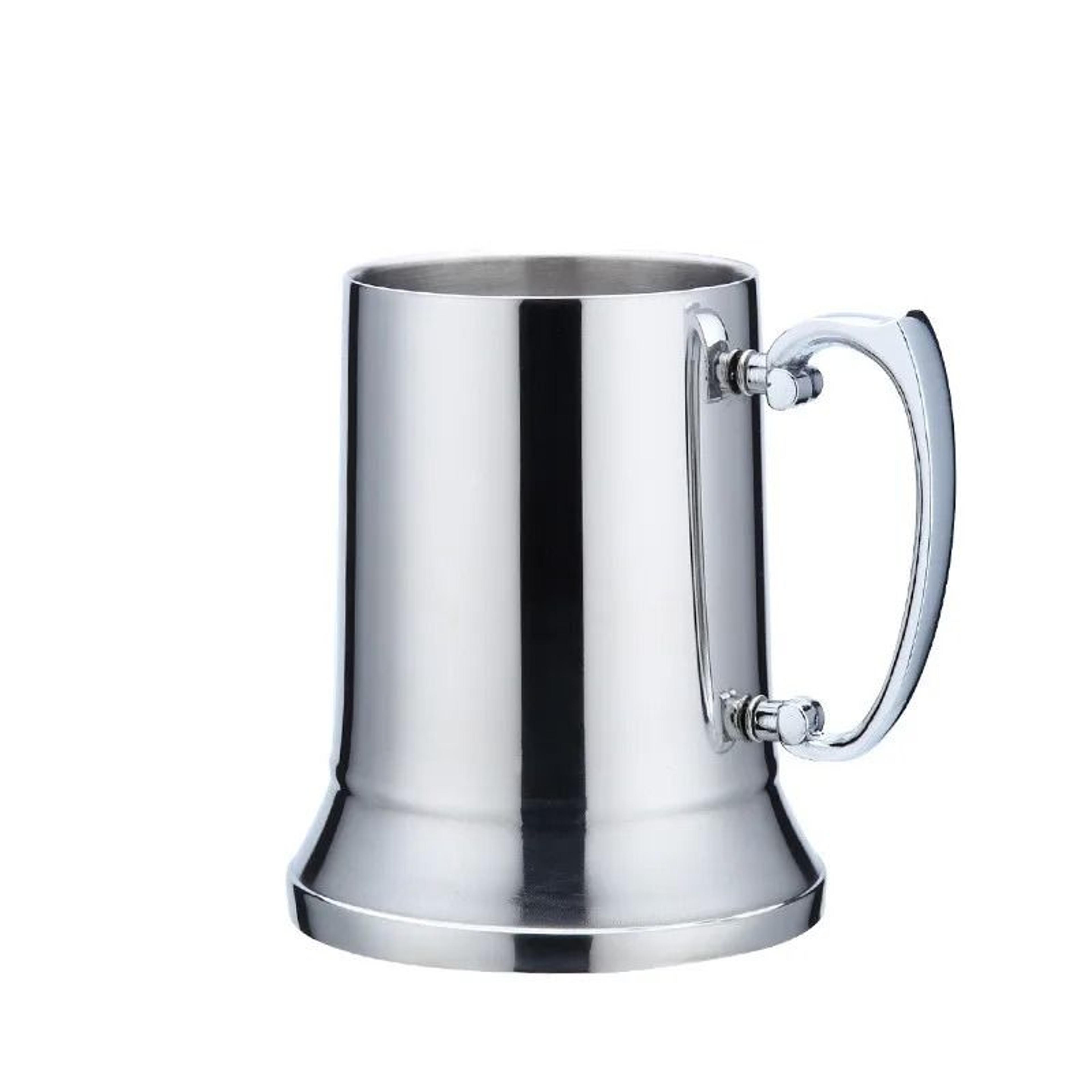 Stainless Steel Double Wall Tankard Stein Beer Mug 5