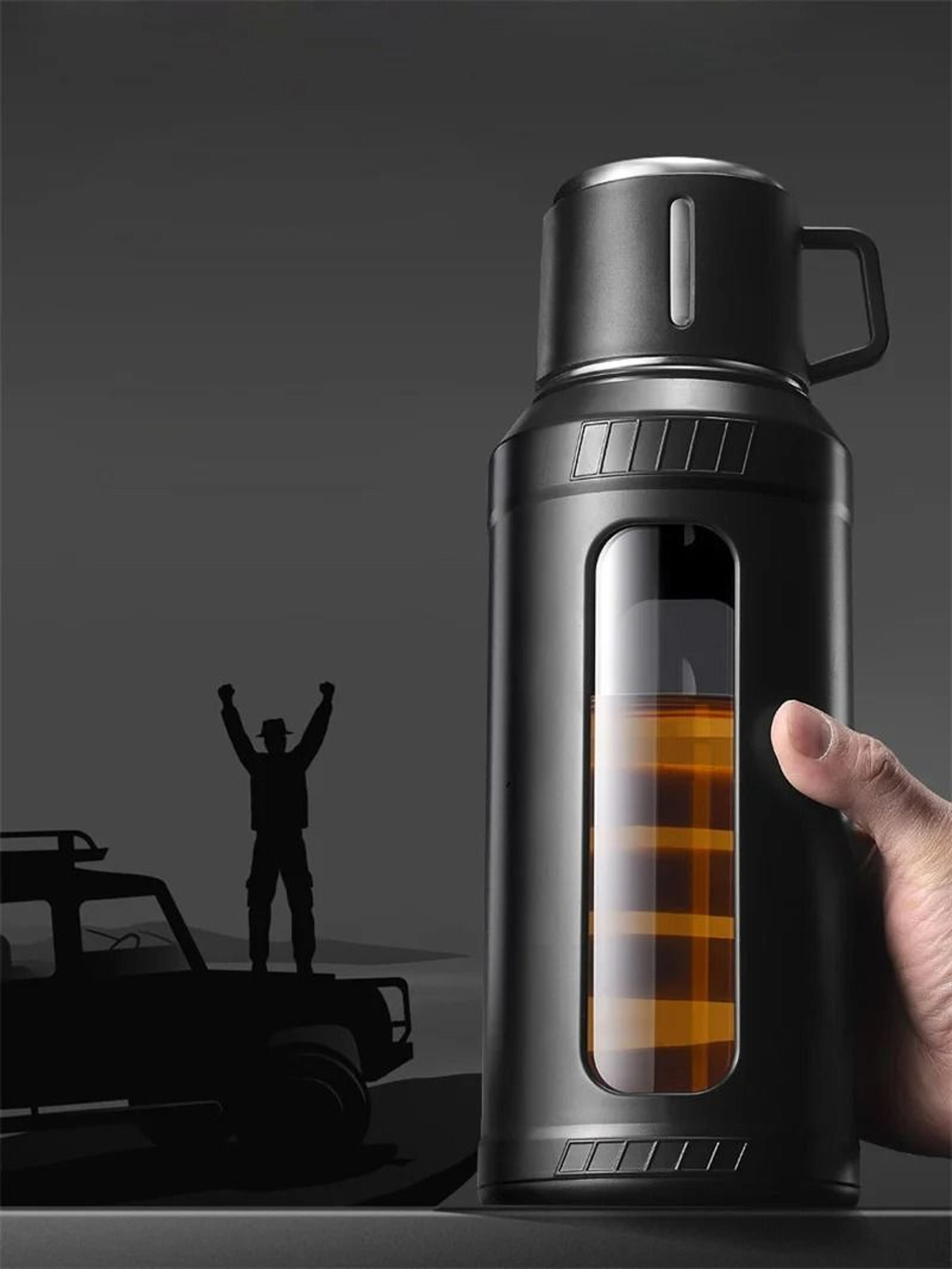 Large Capacity High Borosilicate Sport Glass Water Bottle With Infuser 5