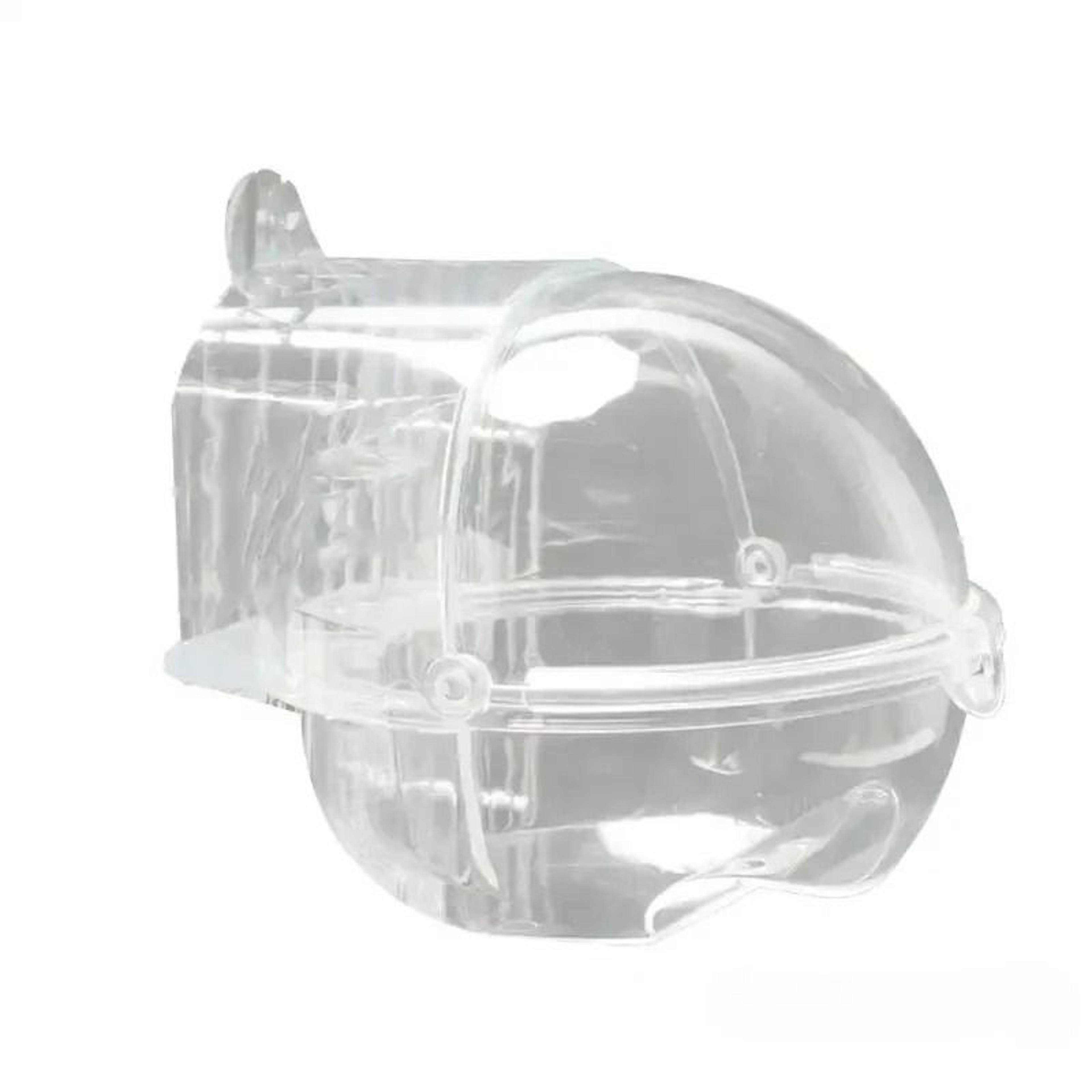 Pet Bird Parrot Transparent Bathing Tub 1