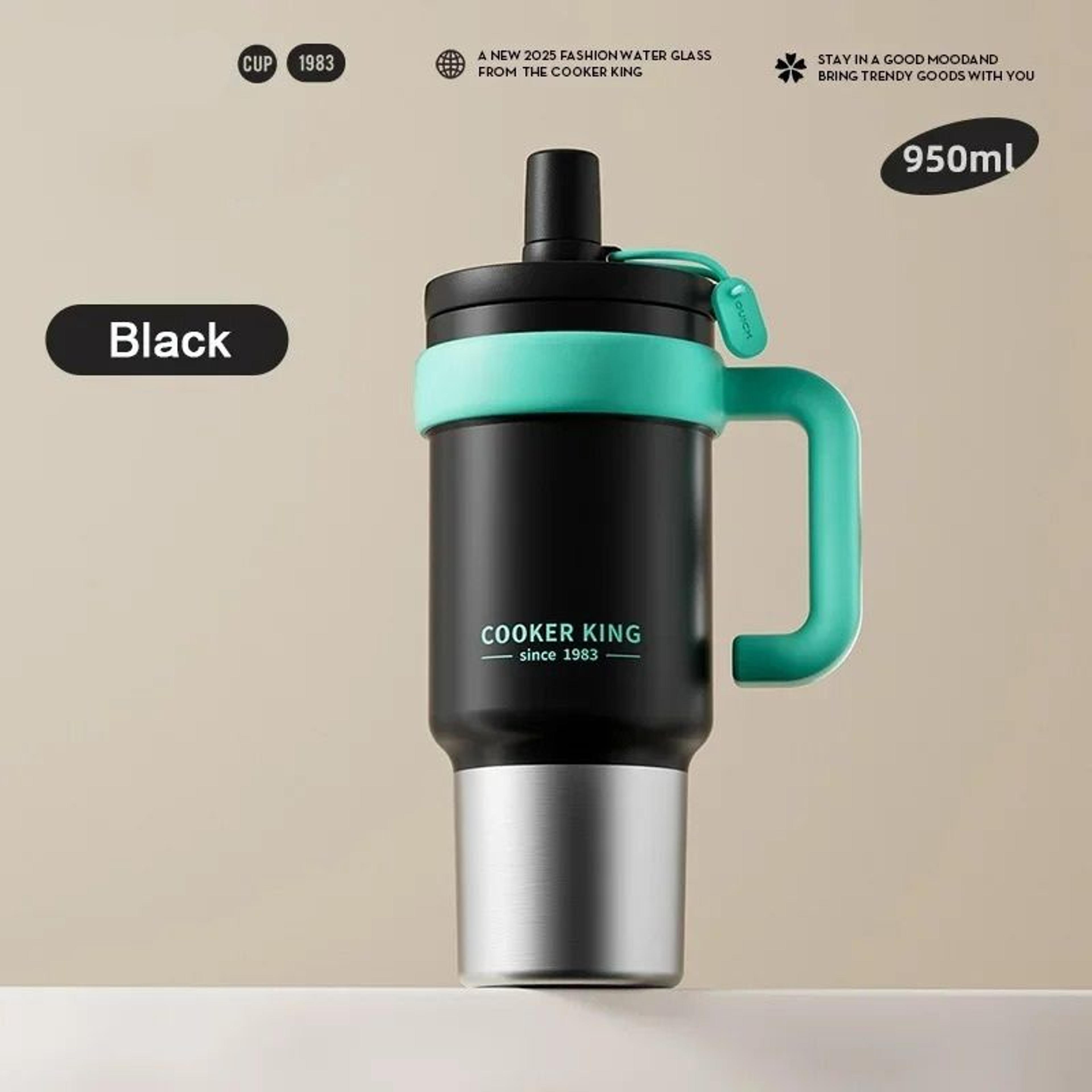 Stainless Steel Insulated Straw Thermos Cup 10