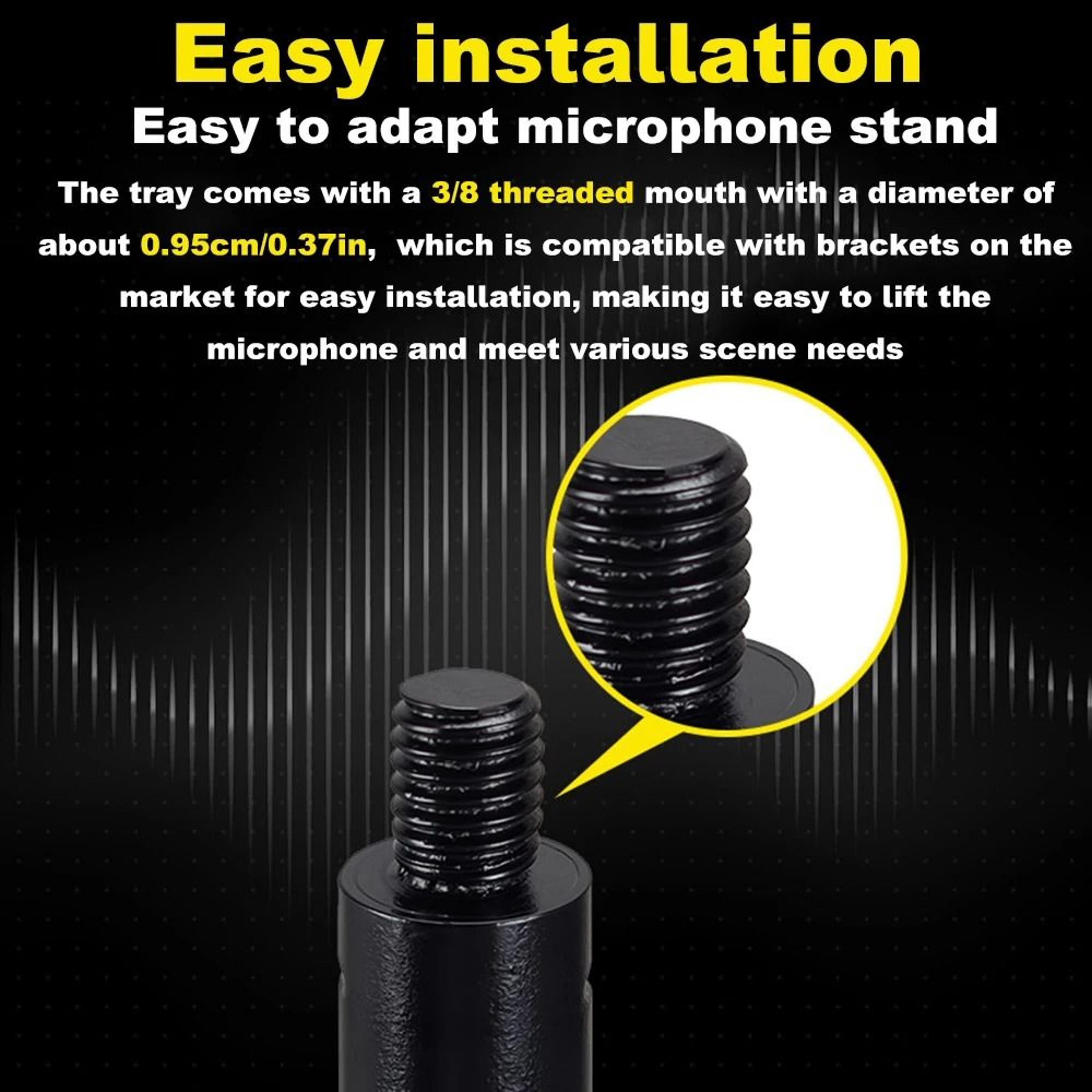 Universal Multi Microphone Holder And Organizer 4