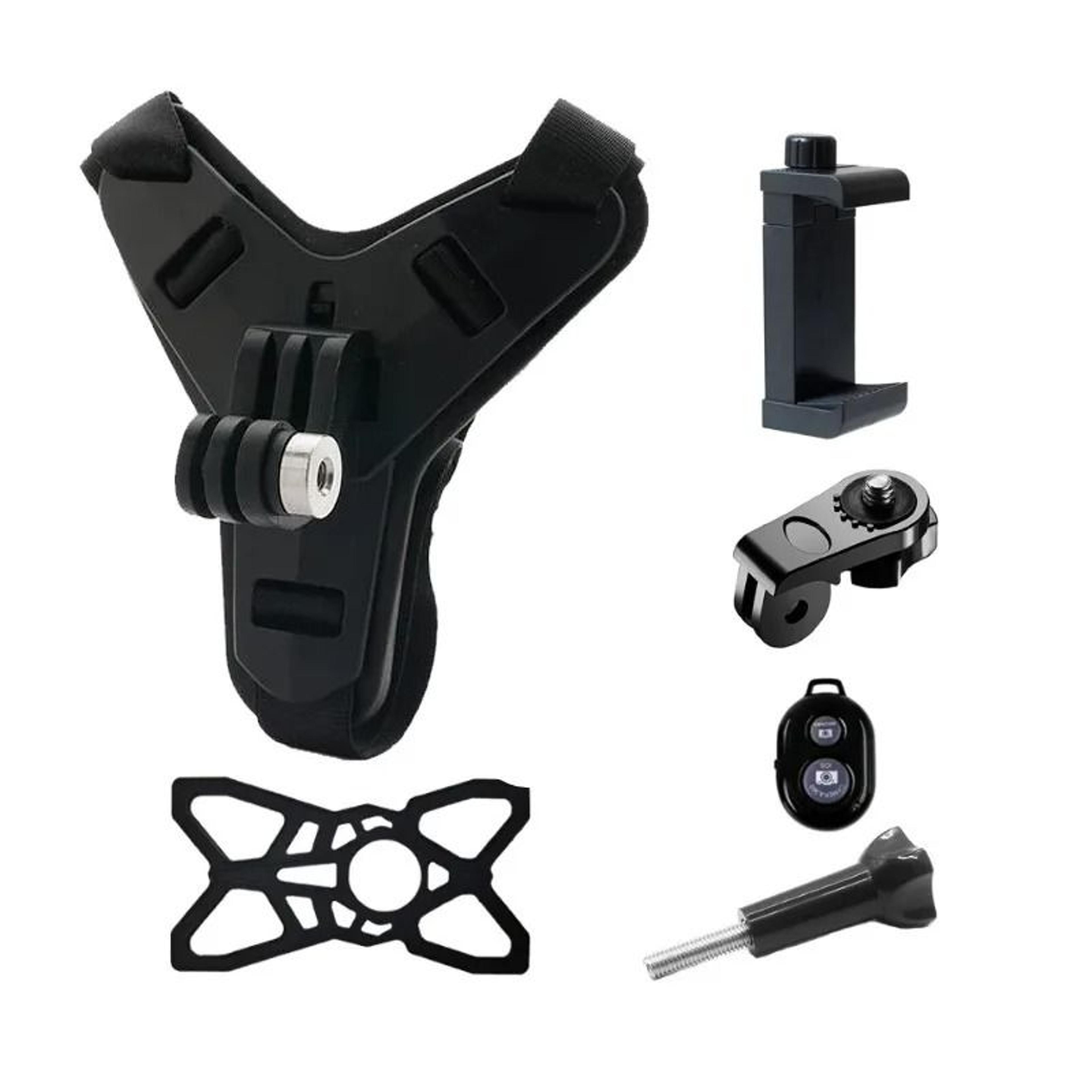 Professional Motorcycle Helmet Chin Strap Mount With First Person POV 6