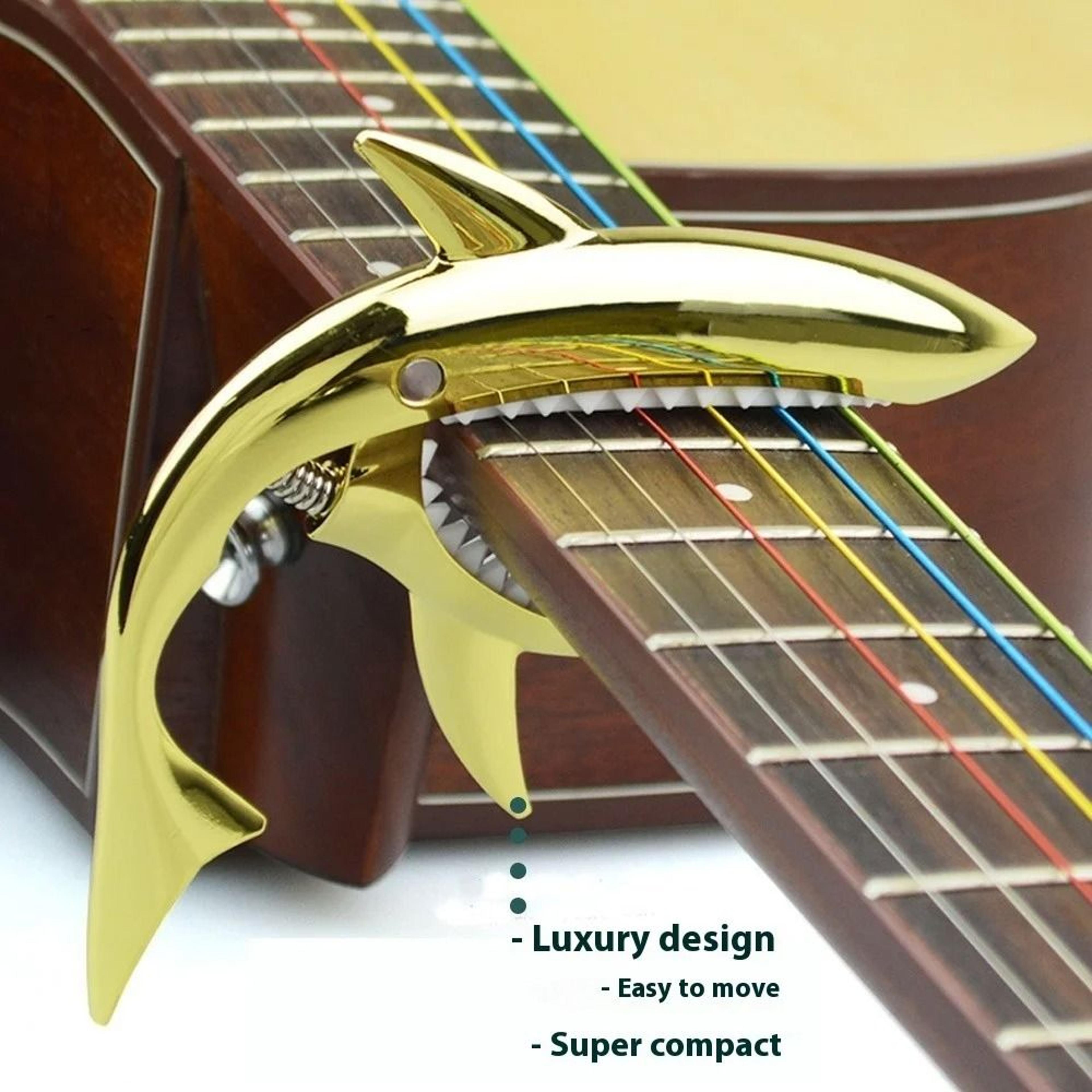 Professional Shark Zinc Alloy Guitar Capo 3