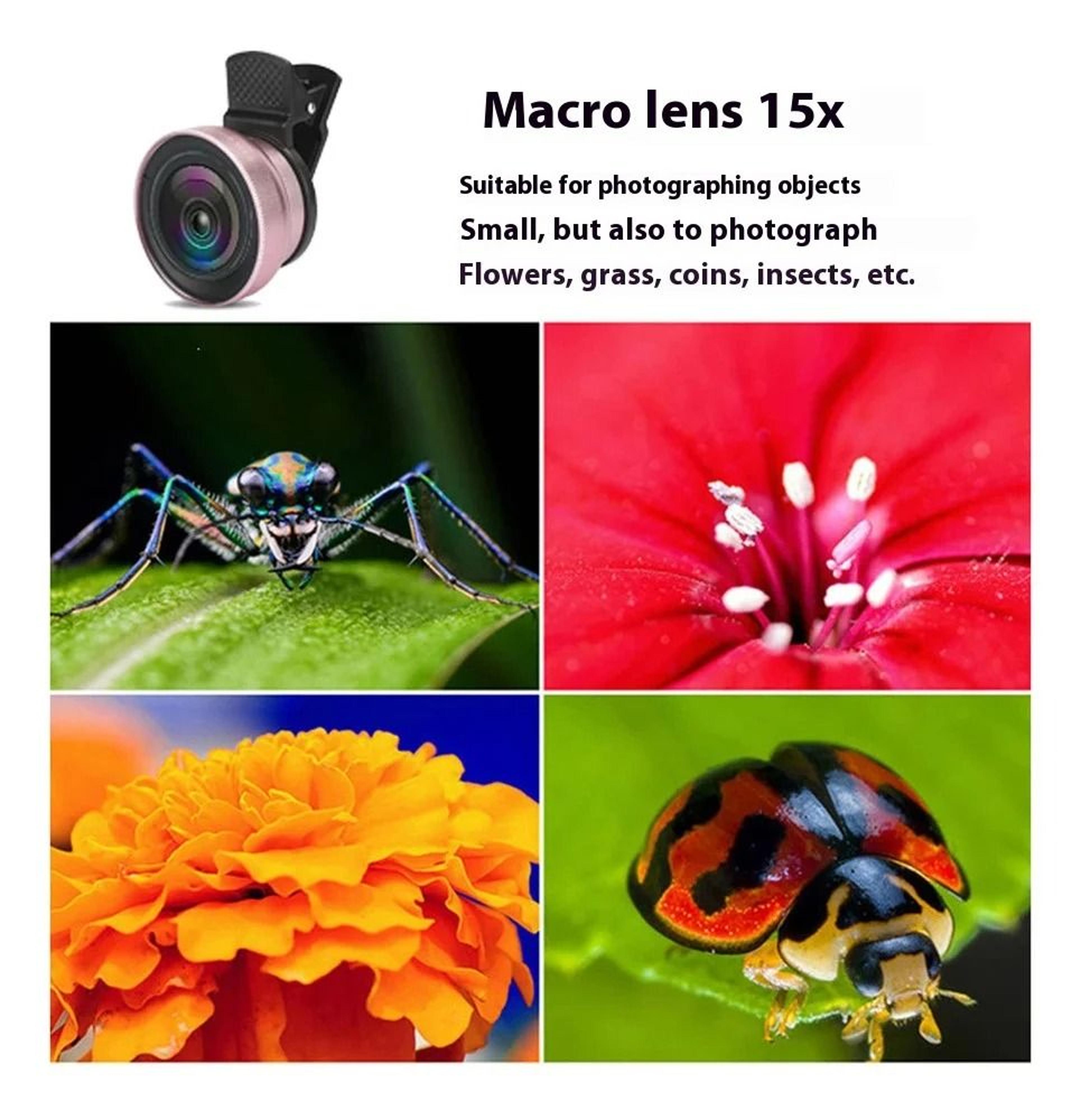 Professional HD 2in1 Wide Angle And Macro Smartphone Lens Kit 4
