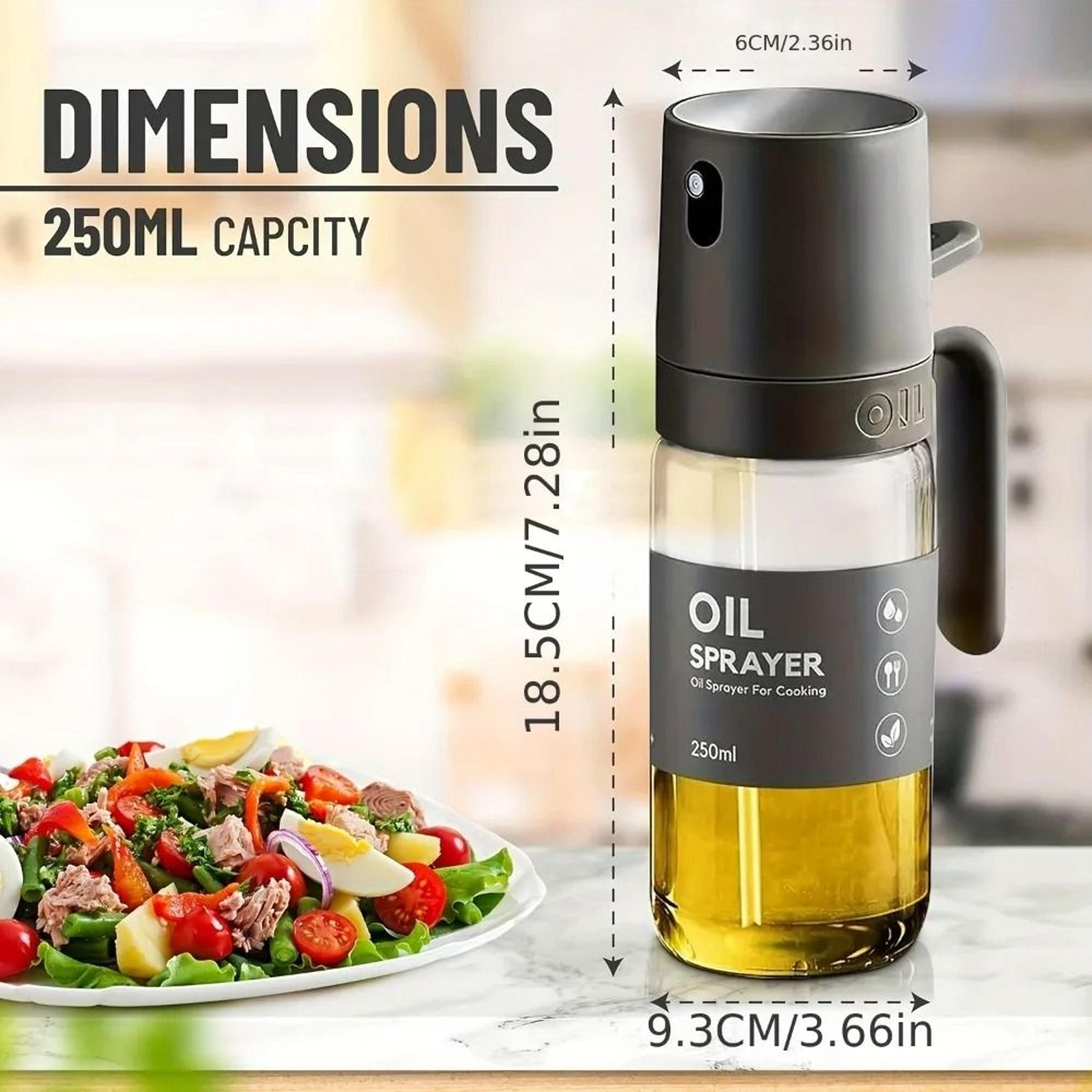 Professional Grade High Borosilicate Glass Oil Mister And Precision Kitchen Sprayer 1