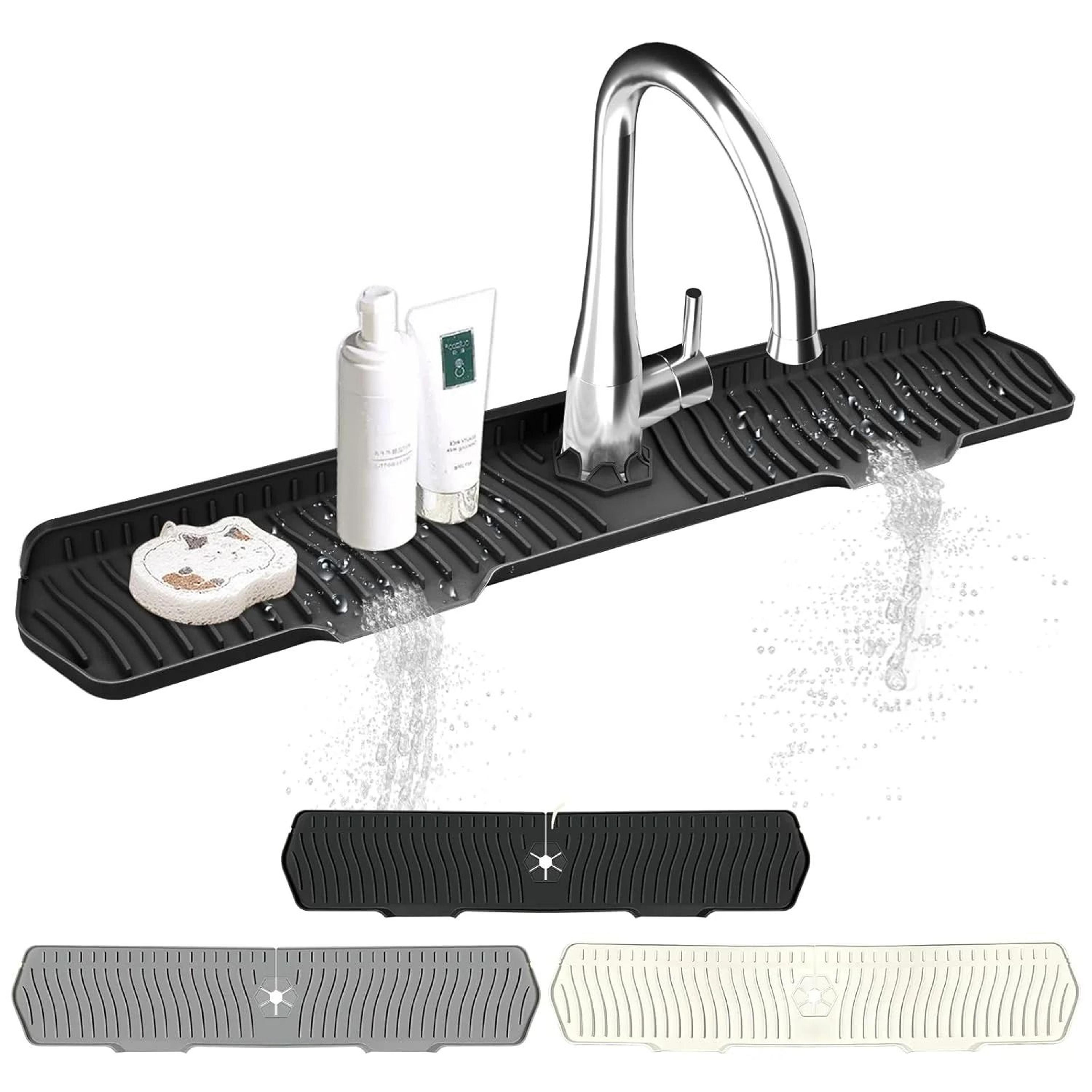 Universal Extra Large Silicone Dish Drying Mat And Heat Resistant Sink Protector 1