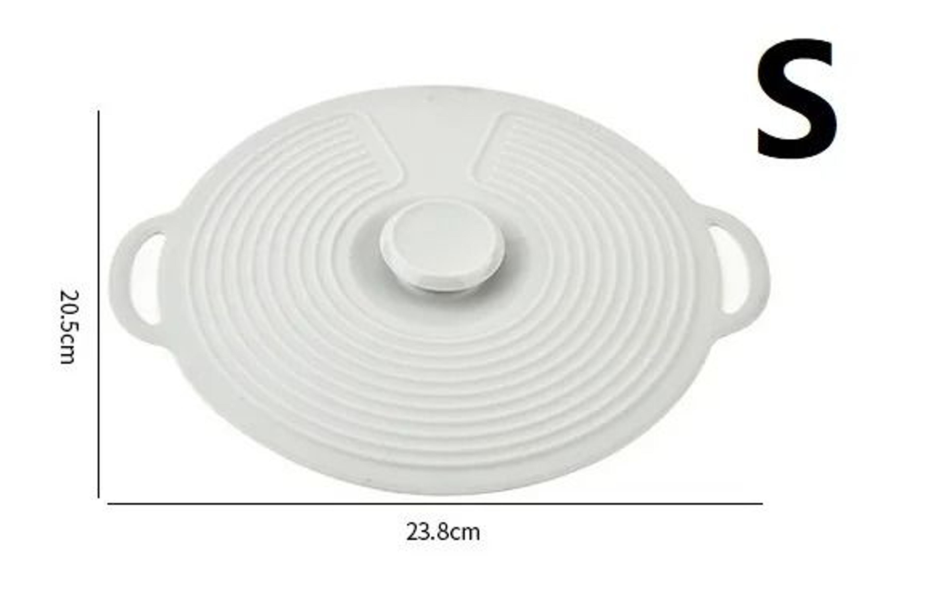 Universal HeatResistant Silicone Suction Lids And Microwave Splash Guard 7