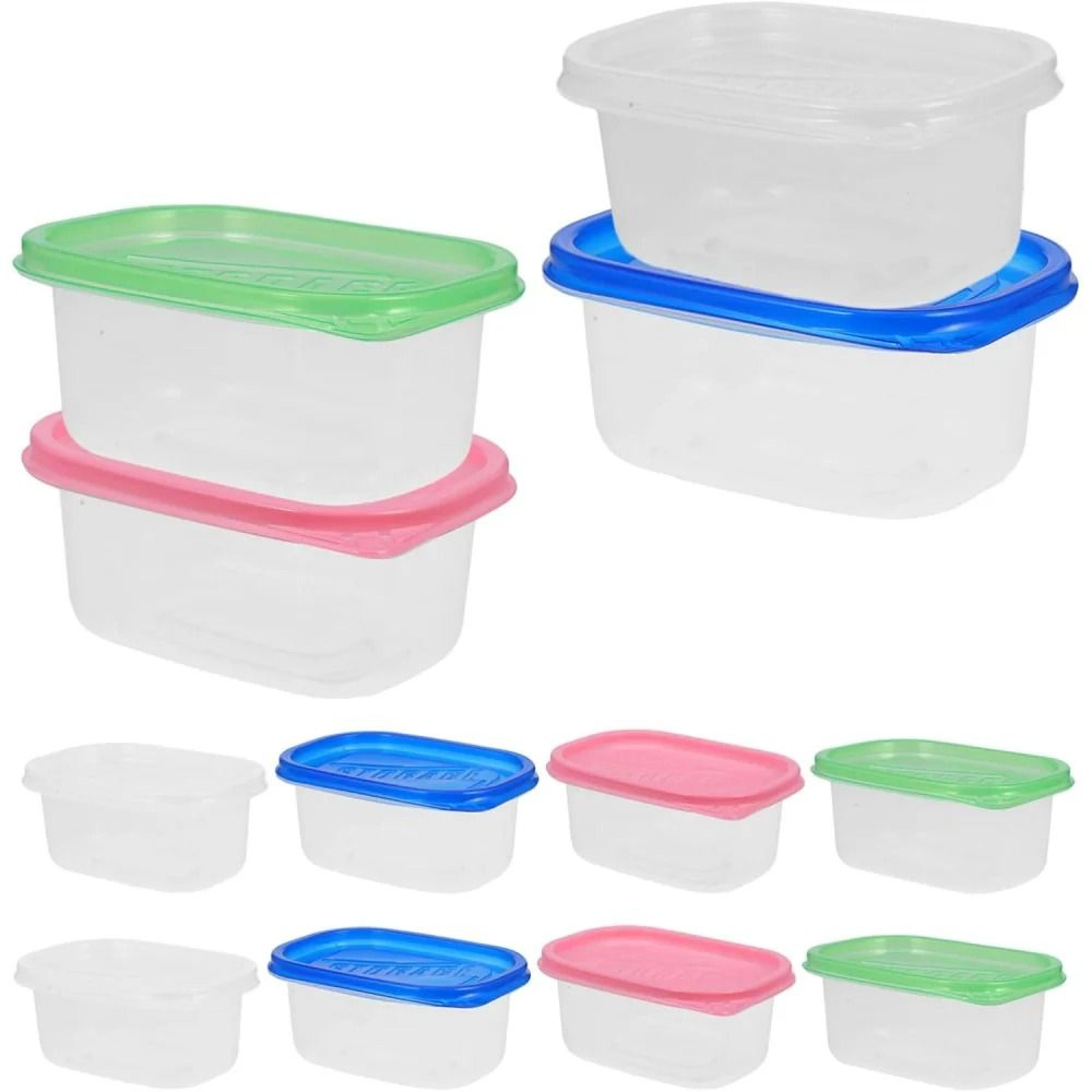 Vibrant Stackable Meal Prep Containers With MultiColor SnapTight Lids 0