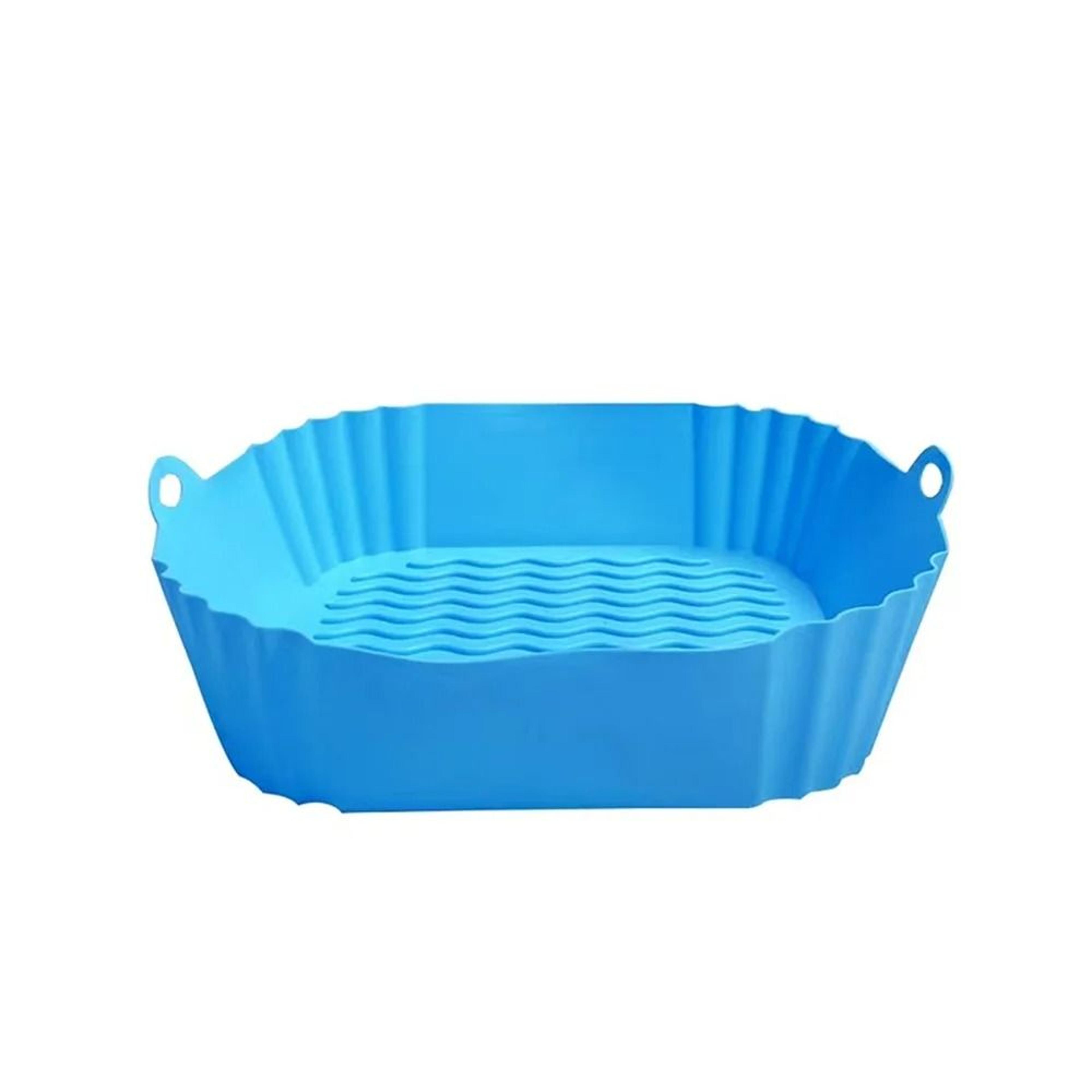 Universal HeatResistant Square Silicone Air Fryer Liner And NonStick Protective Basket 10
