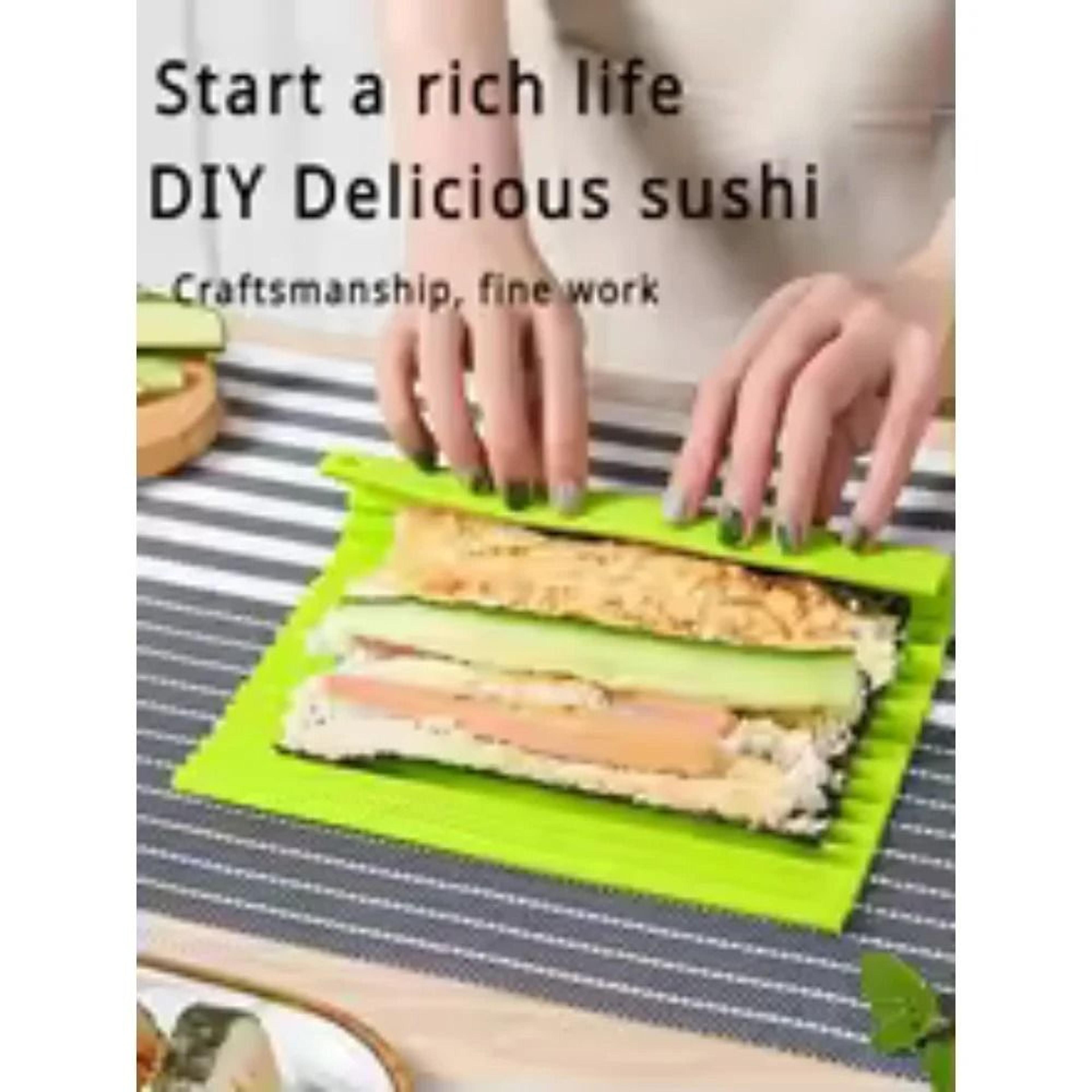 Professional NonStick Silicone Sushi Rolling Mat And Japanese Culinary Maker 2
