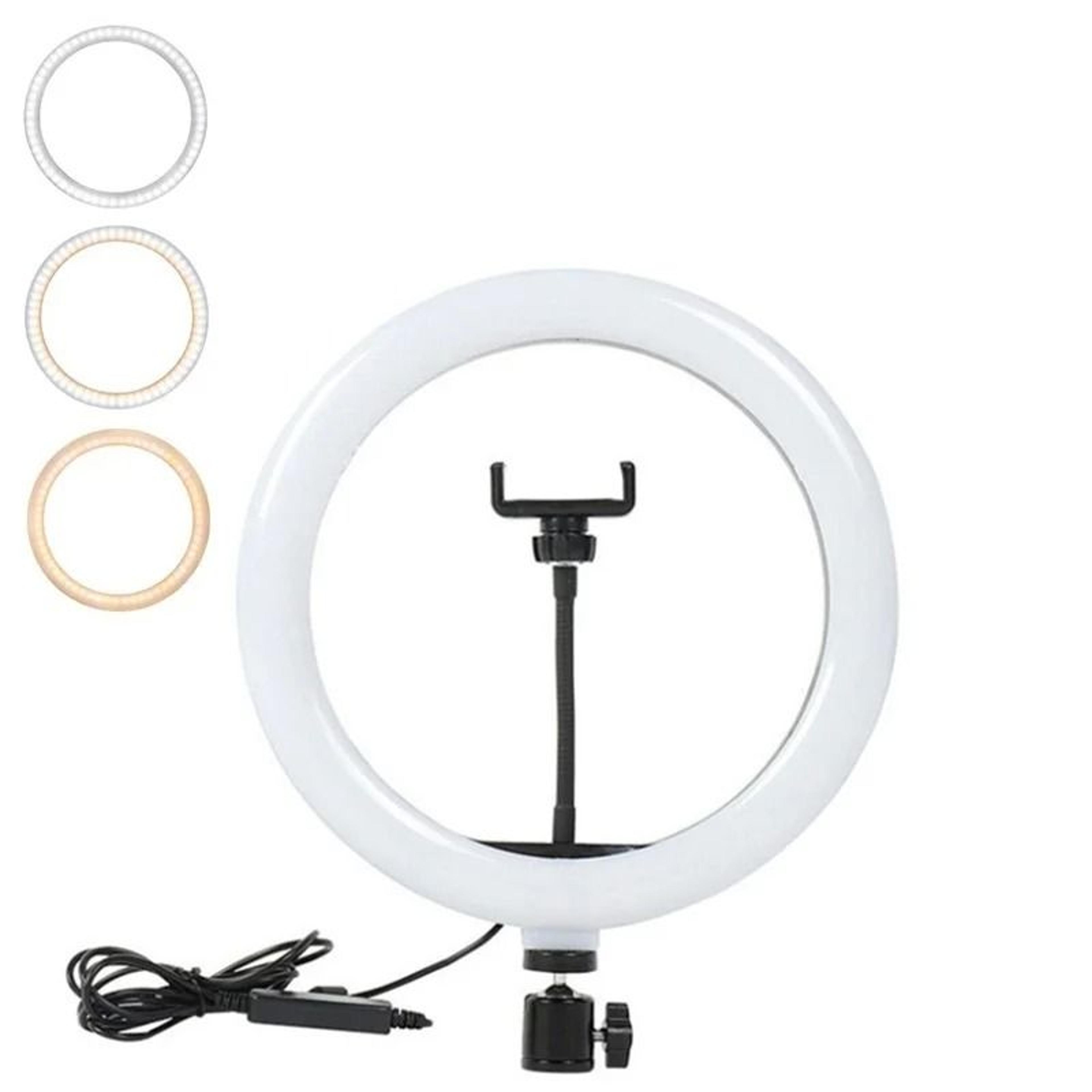 Professional HighBrightness LED Selfie Ring Light And MultiAngle Studio Tripod Station 0