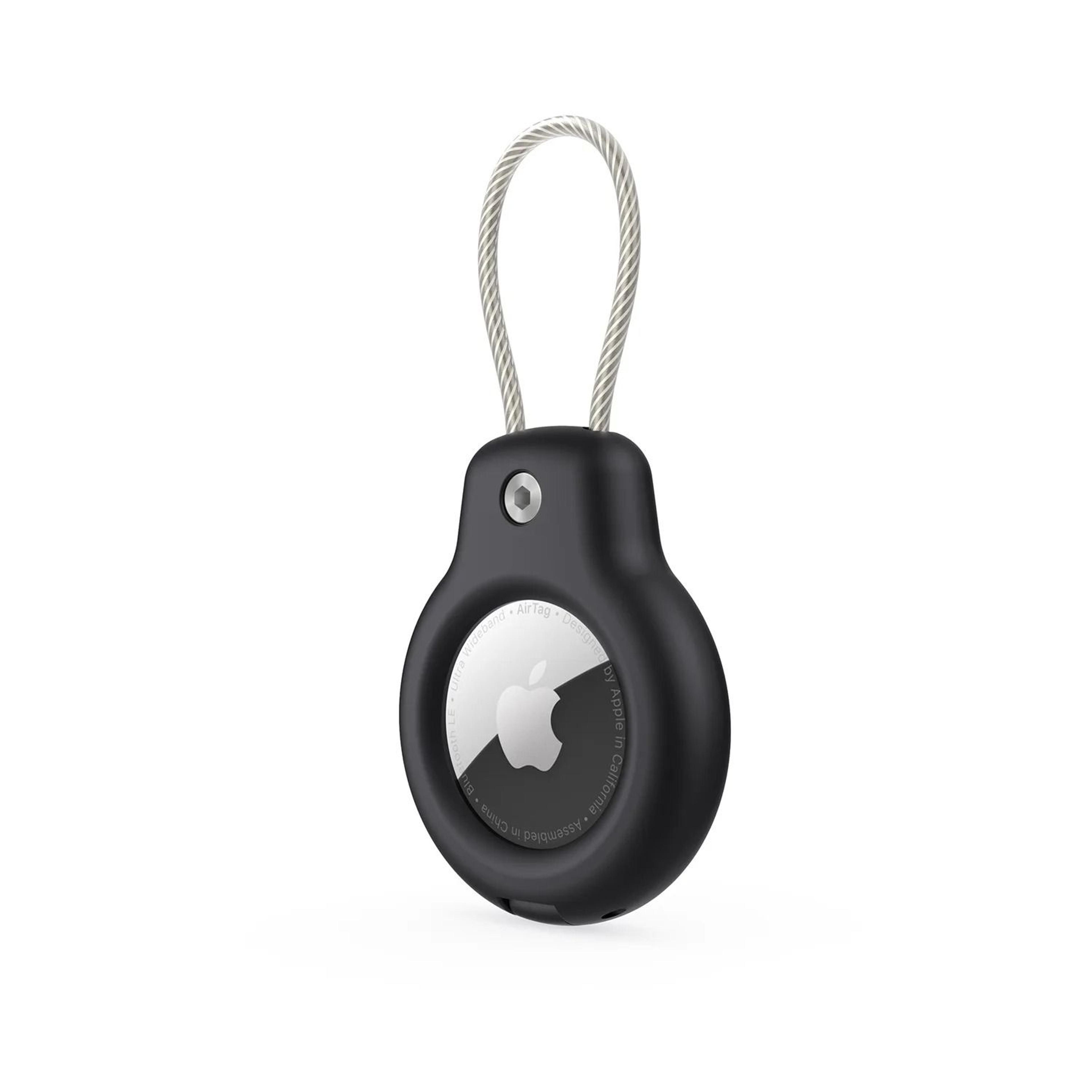 Professional HeavyDuty Security Case For Apple AirTag With Stainless Steel Cable Lock 6