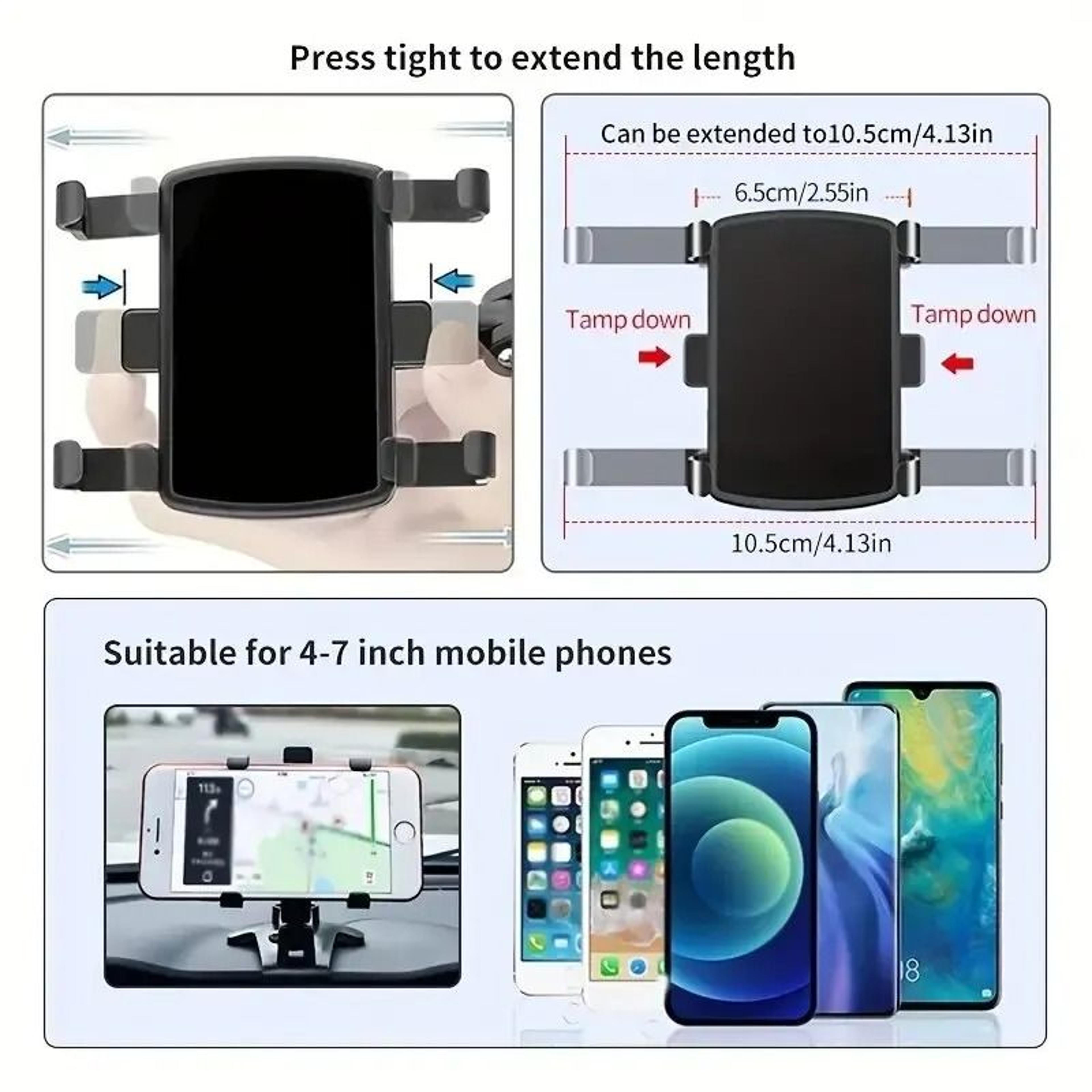 Professional 360 Rotating Dashboard Phone Mount And Universal GPS Navigation Bracket 5
