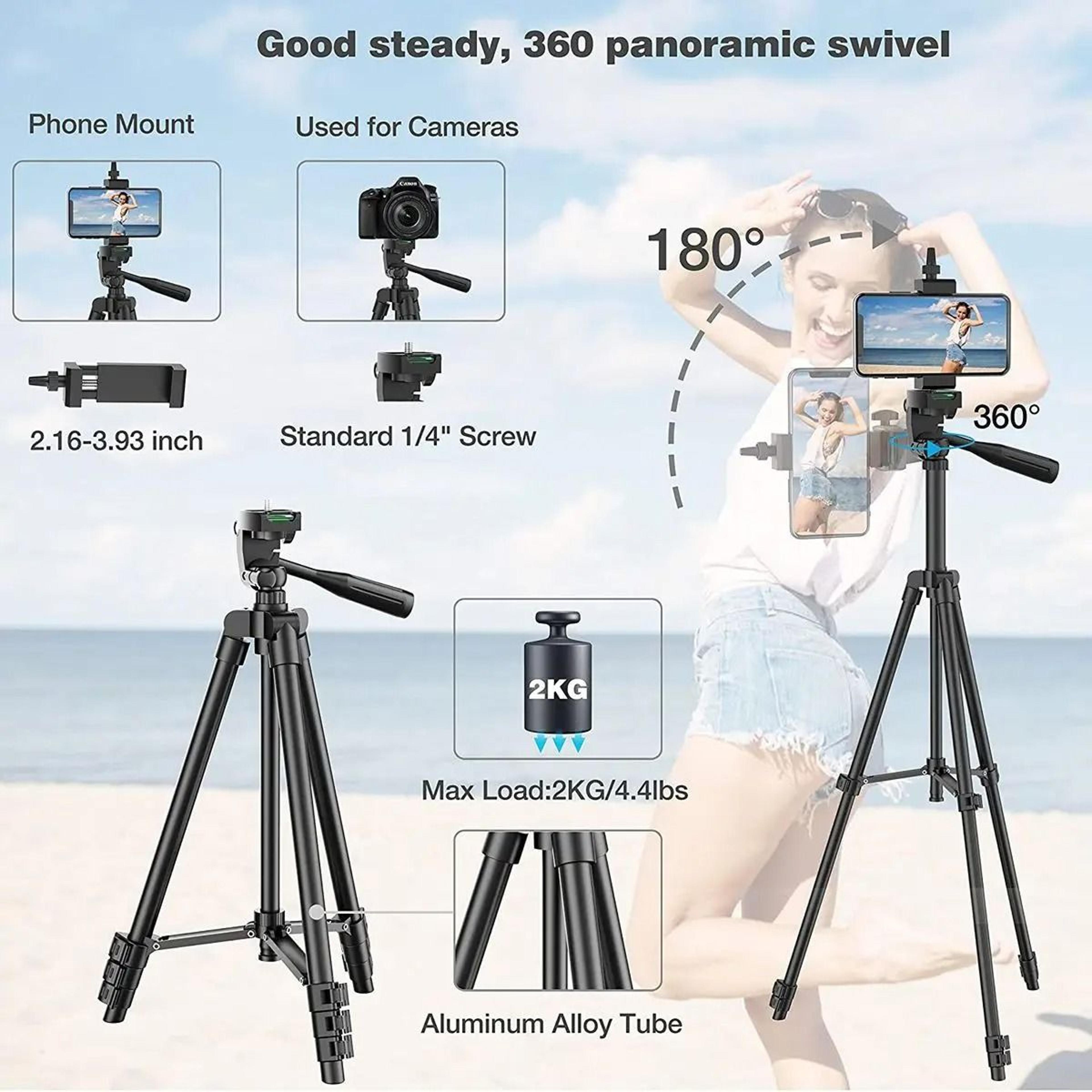 Professional High Stability Universal Photography Tripod And Adjustable Media Stand 3