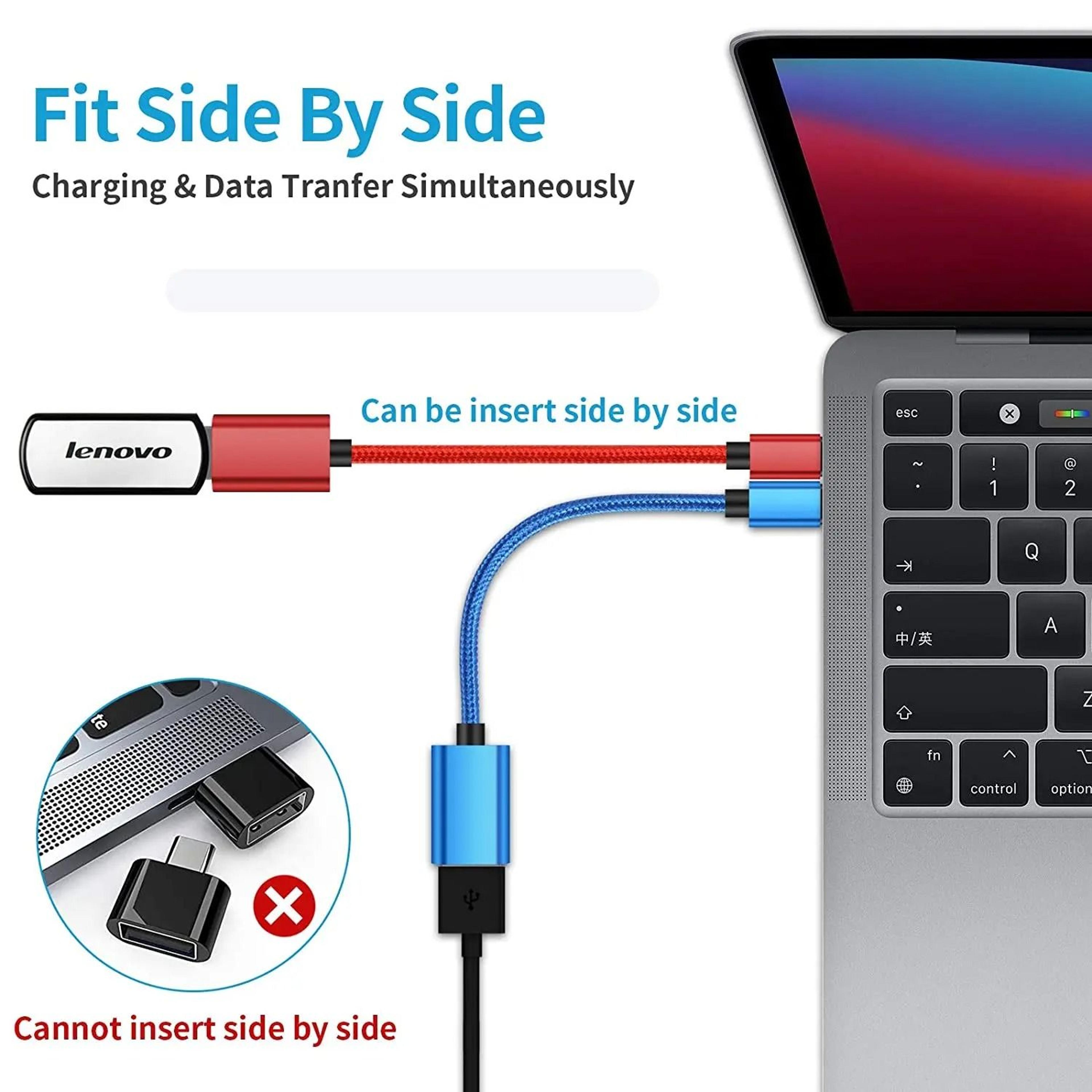 Professional High Speed Type C OTG Data Cable And Universal USB To USB C Connector Adapter 4