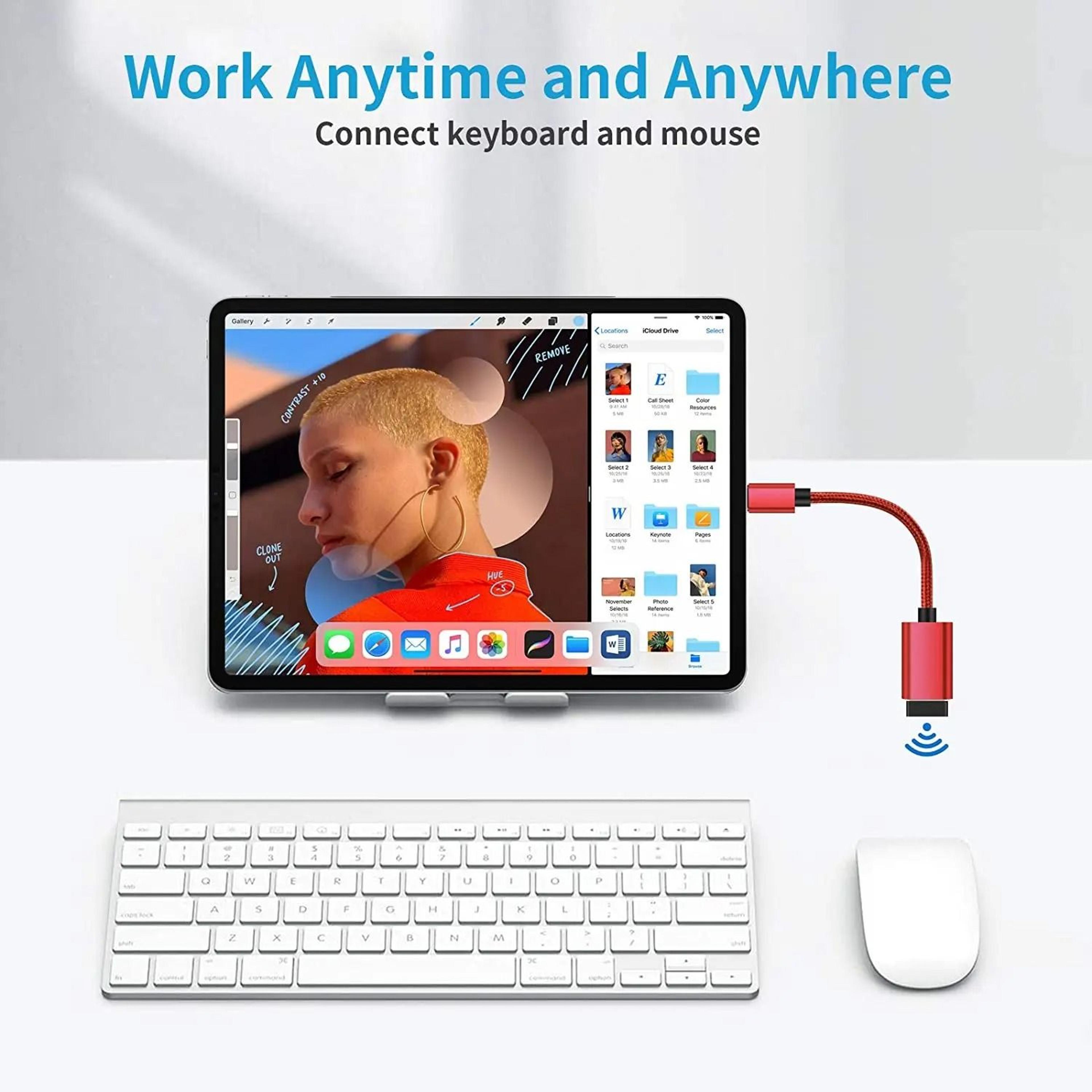 Professional High Speed Type C OTG Data Cable And Universal USB To USB C Connector Adapter 5
