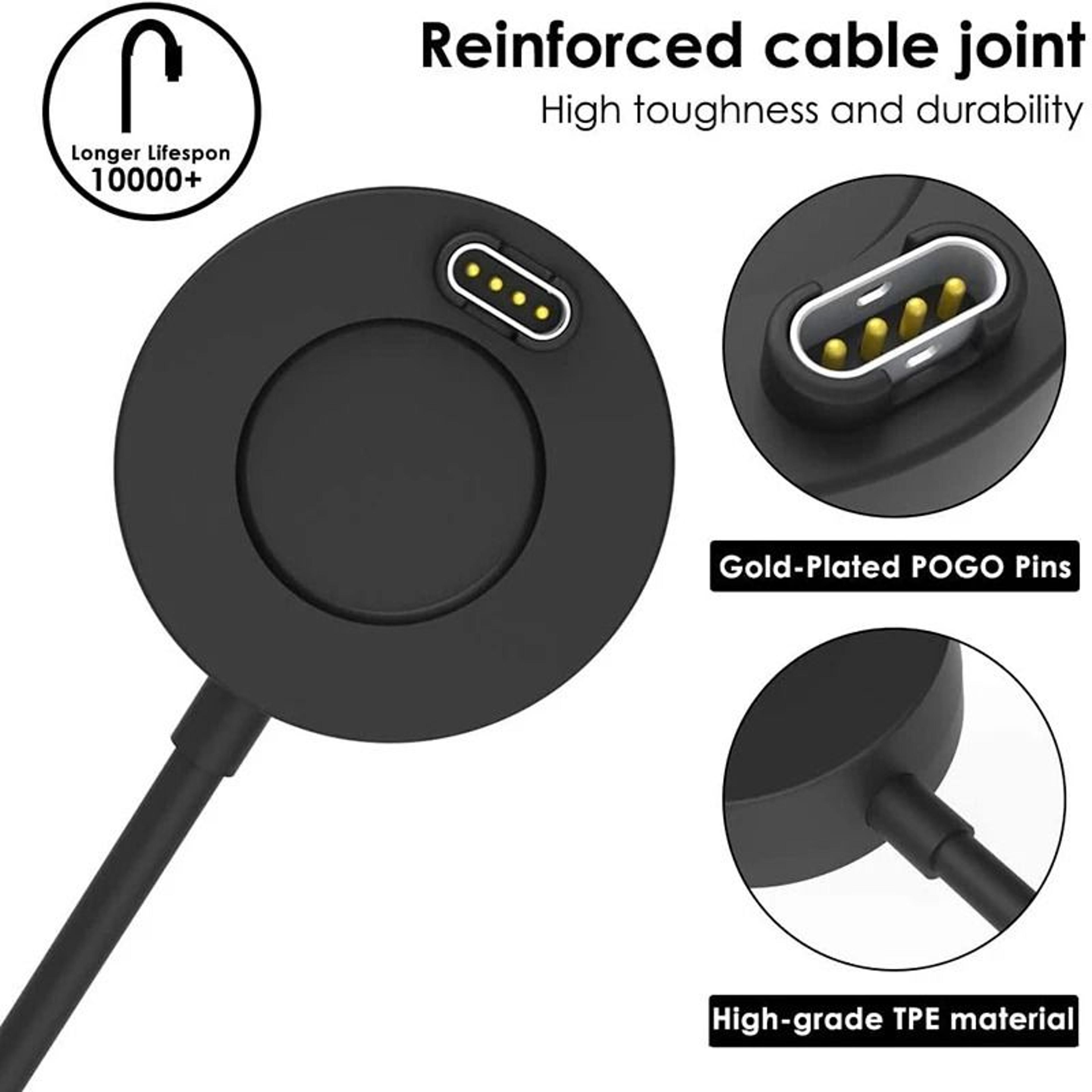 Professional High Stability USB Charging Cable And Protective Dust Plug Kit For Garmin Smartwatches 3