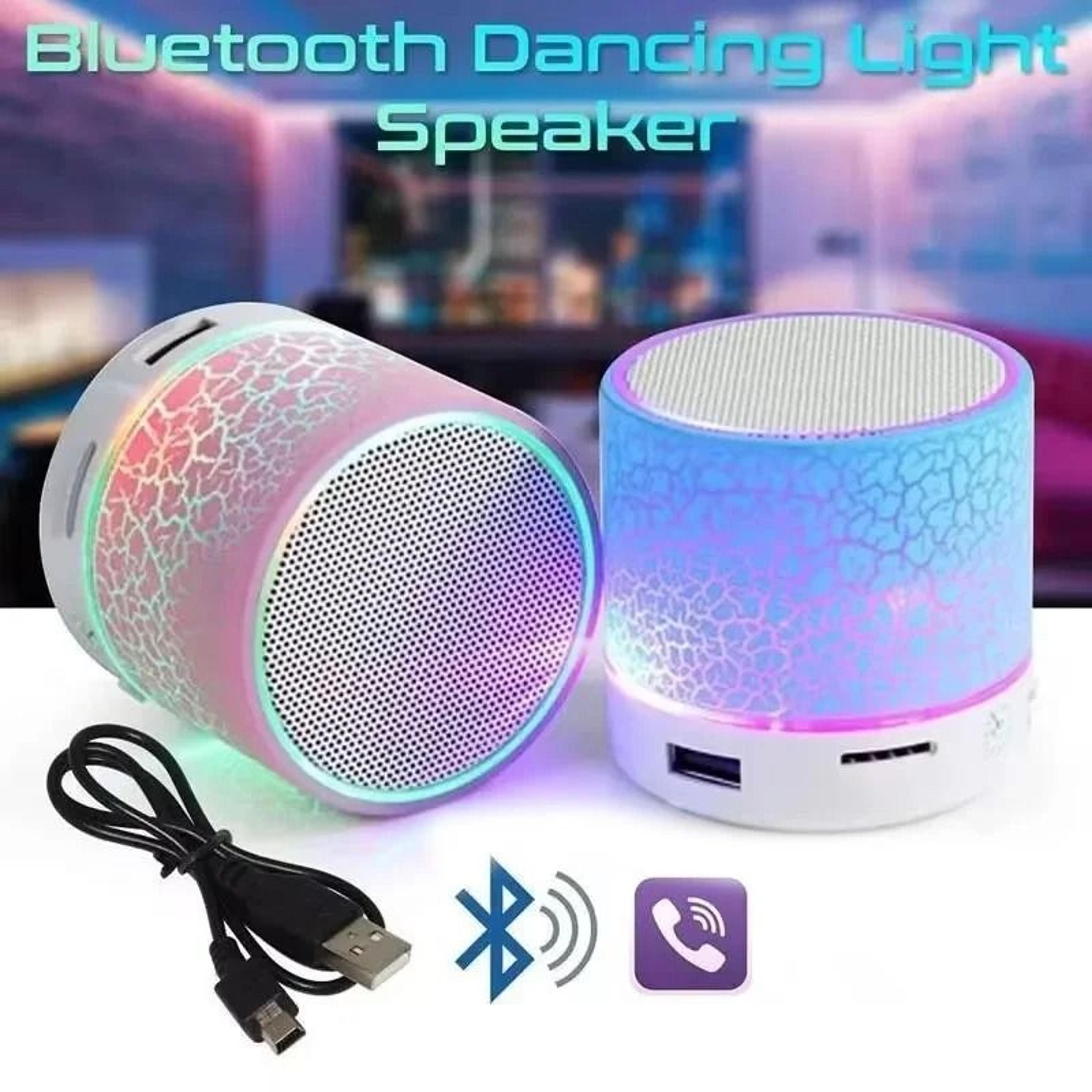 Professional HighFidelity Mini Bluetooth Speaker And Portable CrackDesign LED Subwoofer 1