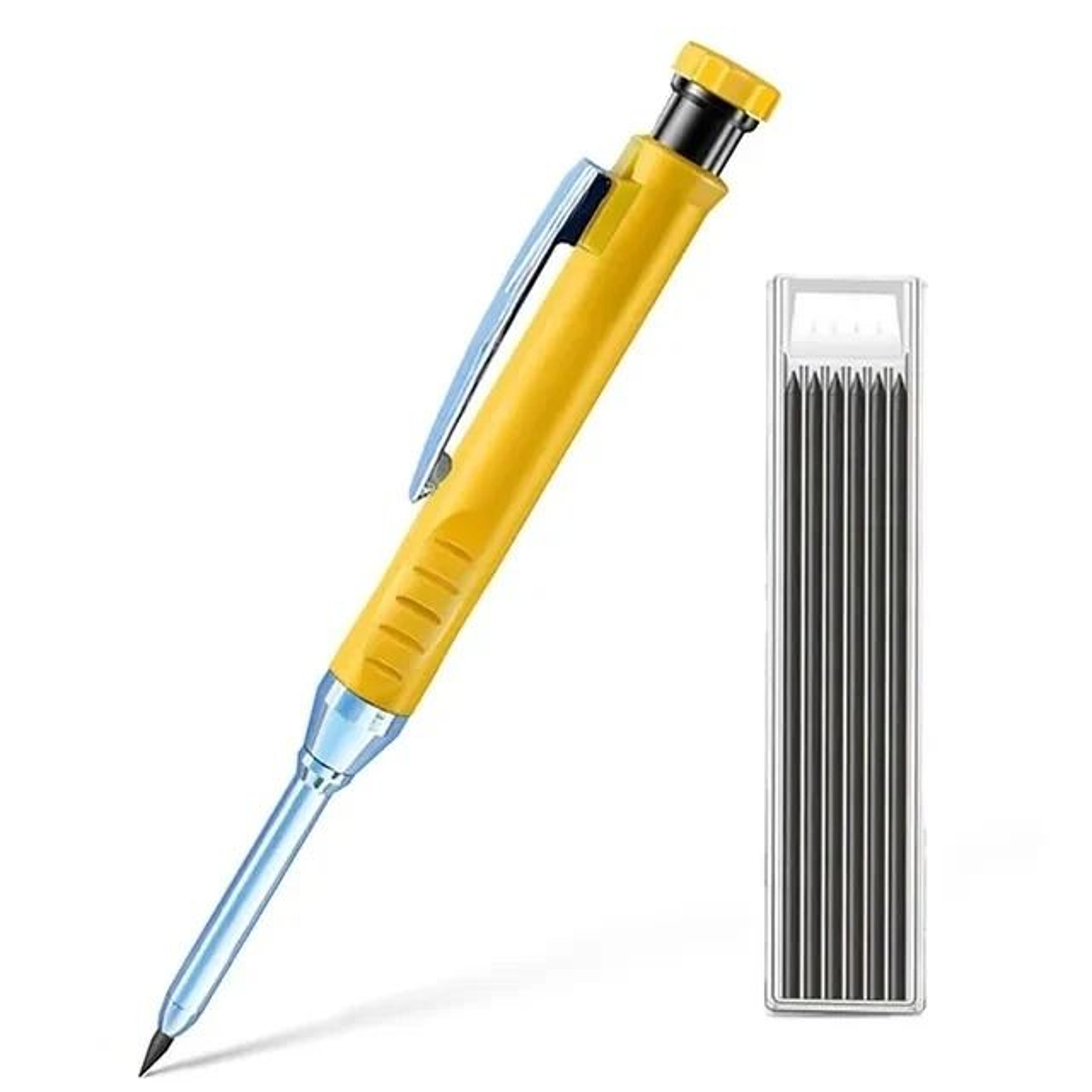 High Precision 28mm Solid Carpenter Mechanical Pencil And Industrial DeepHole Construction Marker 6